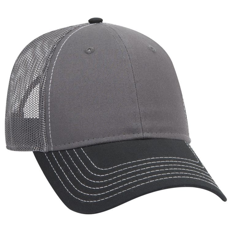OTTO CAP® 6 Panel Low Profile Mesh Back Trucker Hat 116