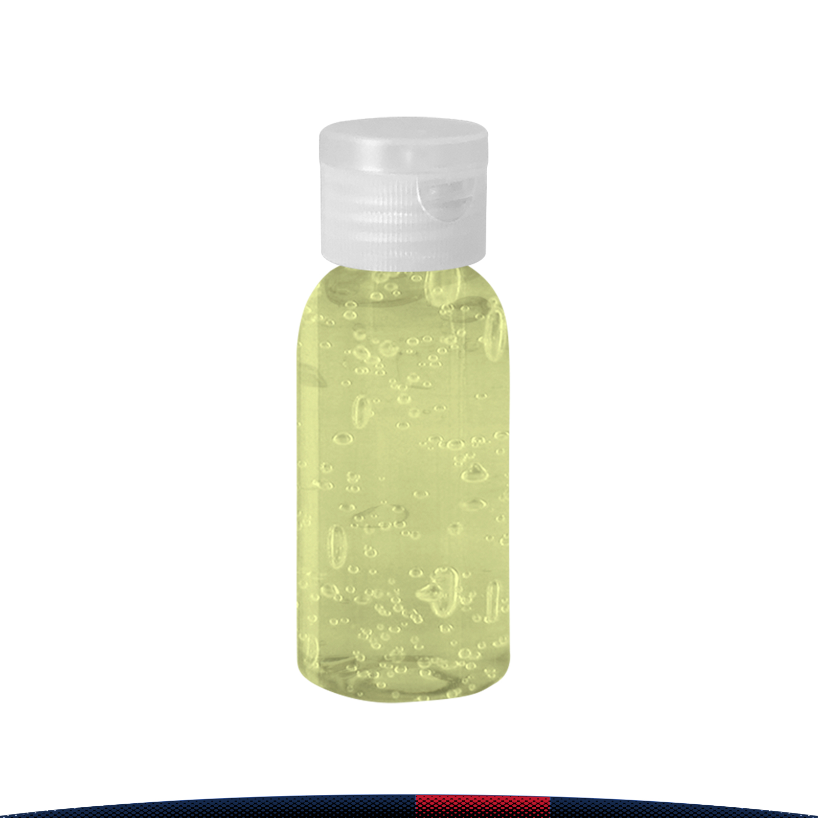 1 oz. OasisDew Clear Round Bottle Aloe Gel 6