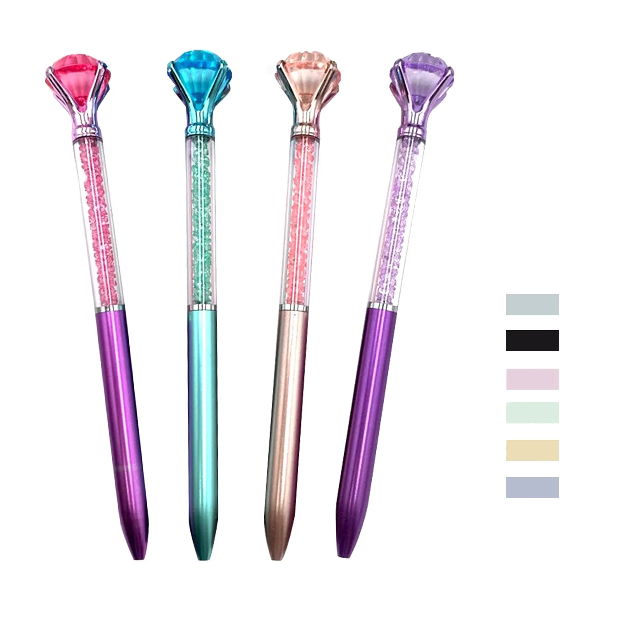 Customized Diamond Retractable Ballpoint Pen