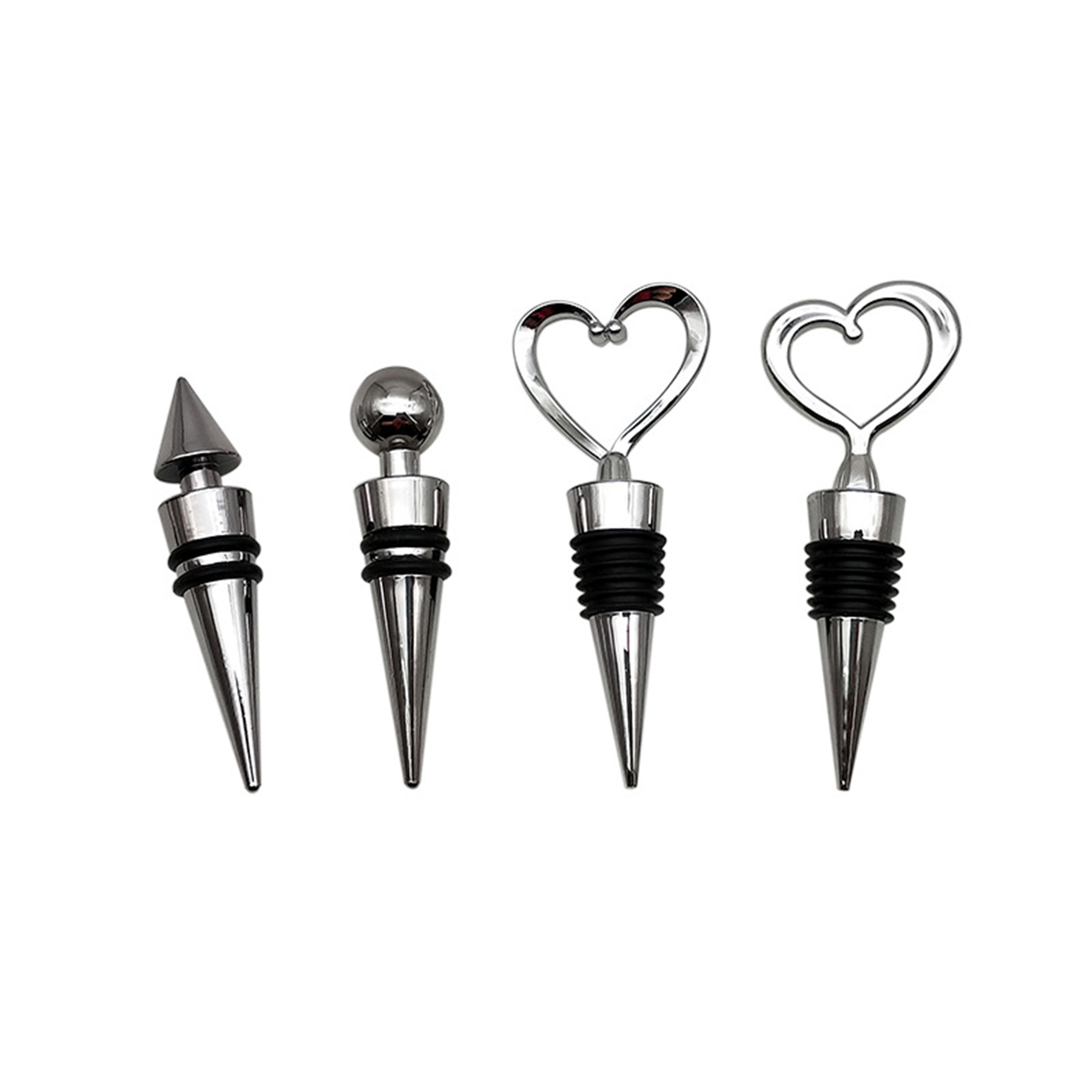 Stainless Steel Wine And Beverage Bottle Stoppers Ball 4