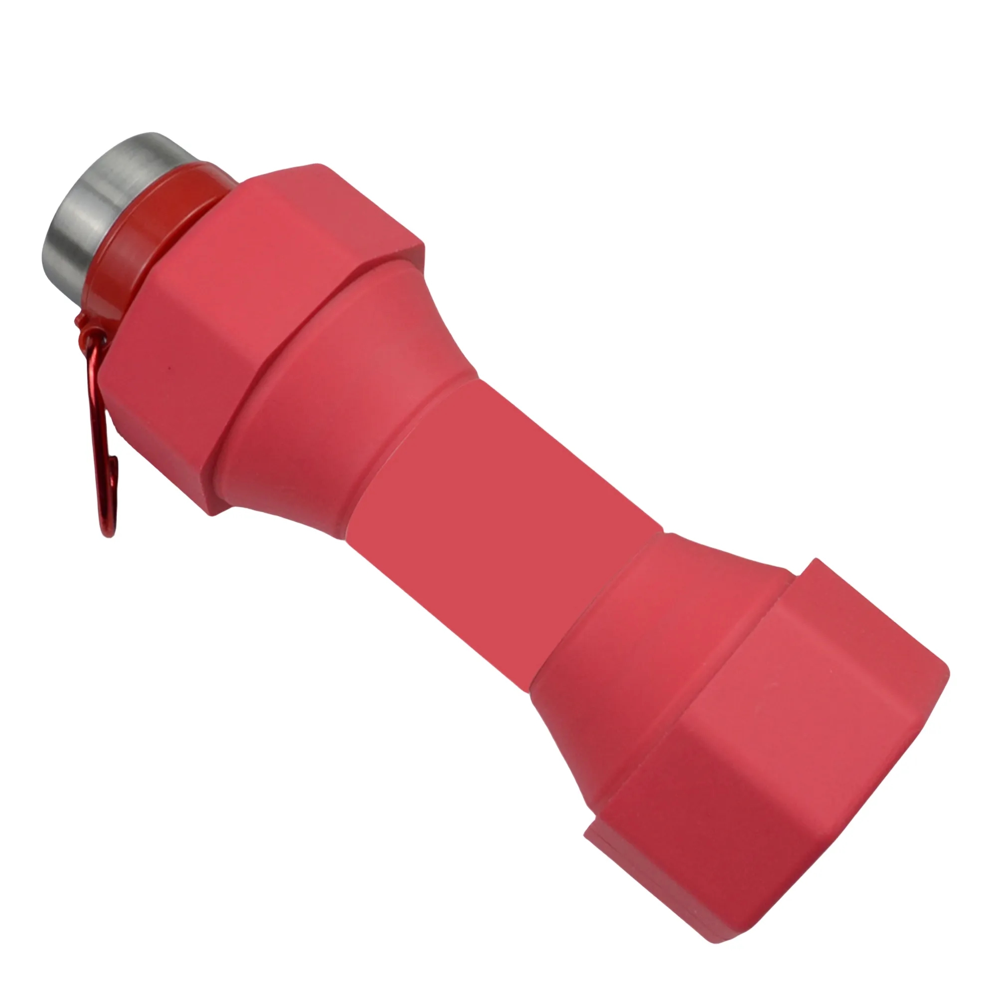 22oz Workout Dumbbell Silicone Foldable Water Bottle 2