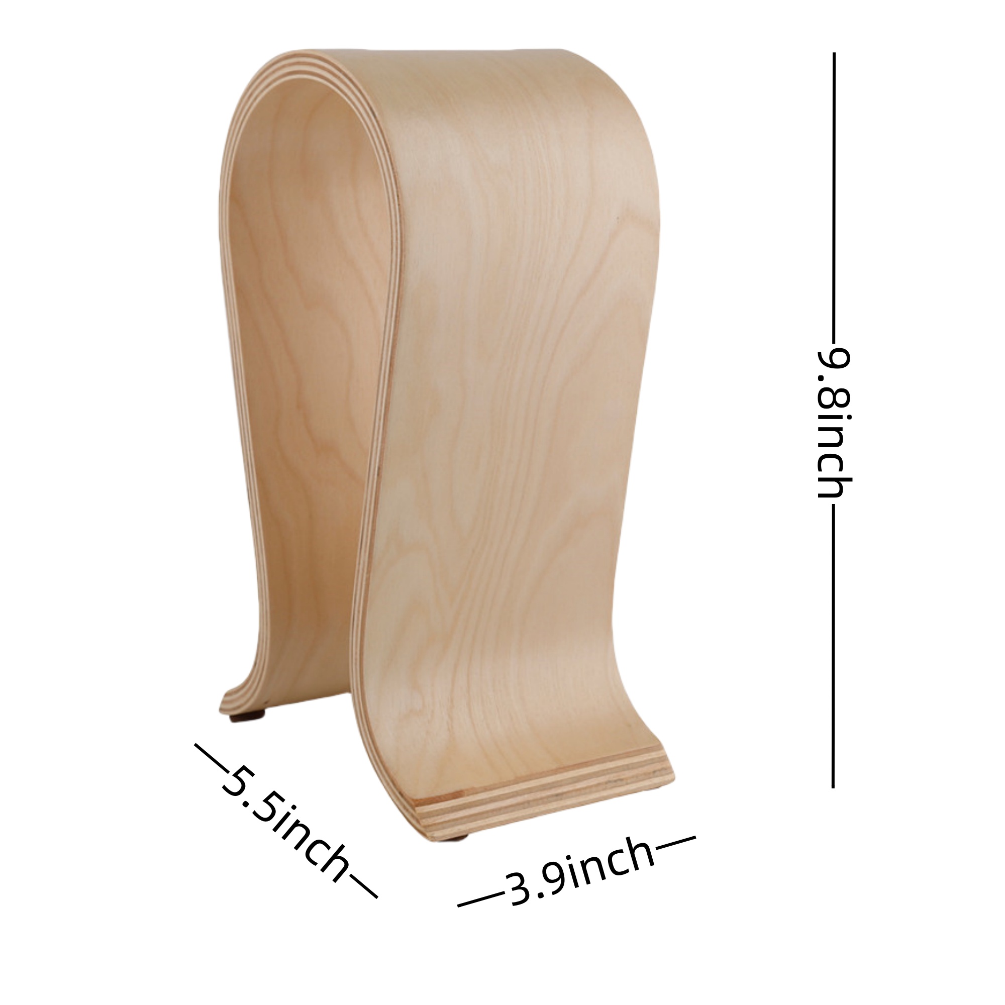 Wood Desk Gaming Headset Stand 4