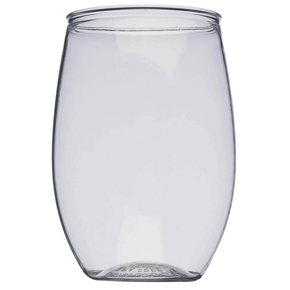 16 oz. Plastic Stemless Wine Glasses 10