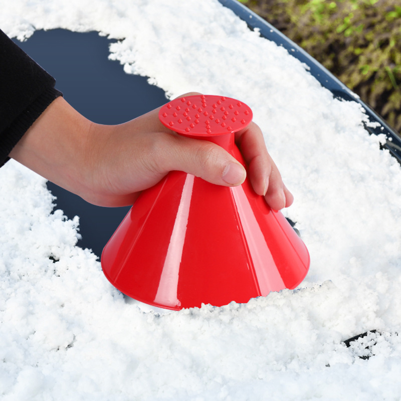 ABS plastic Car Snow Scraper Refueling Funne 2
