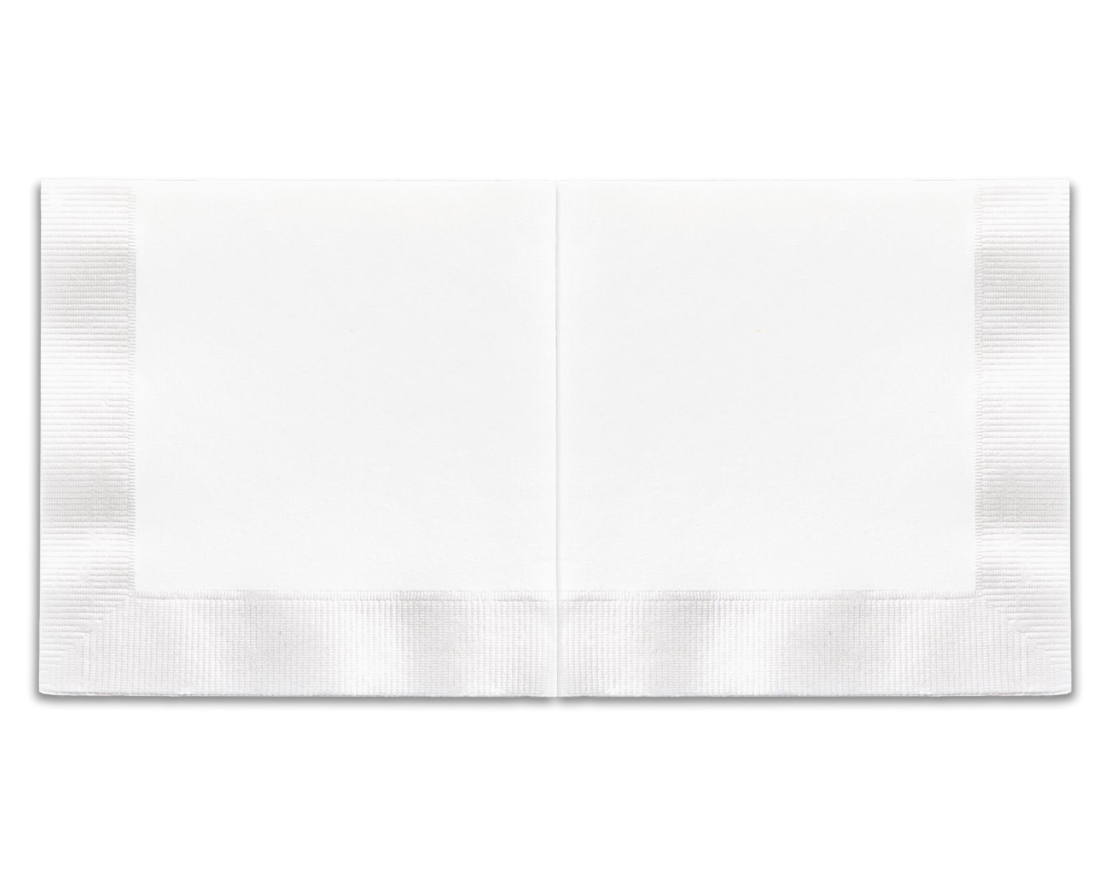 2-Ply White Beverage Promo Napkin, FSC Certified - High Line 3