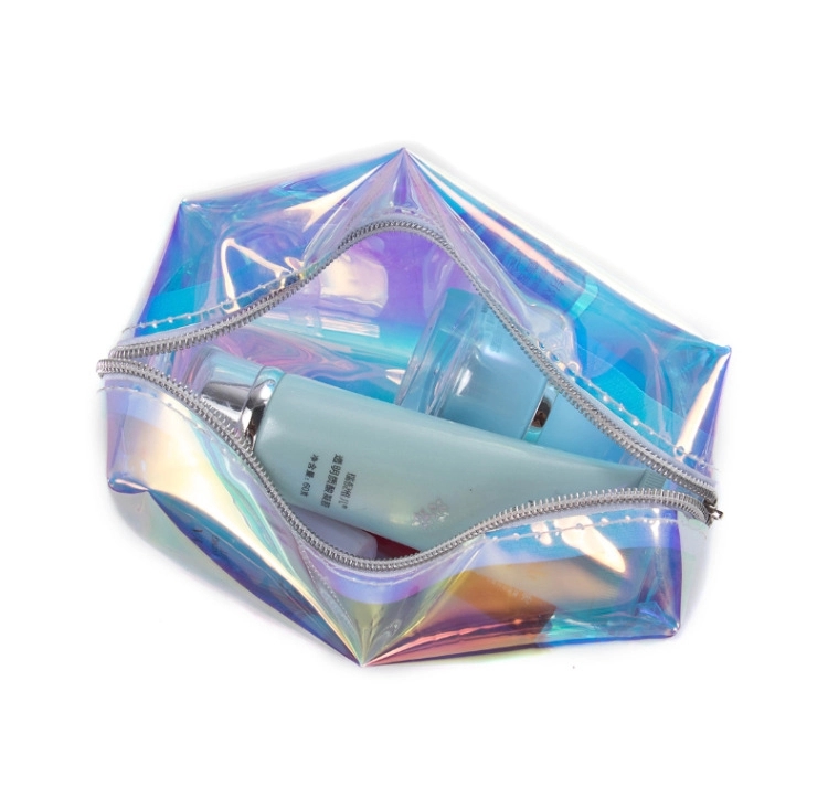 Holographic cosmetic bag Laser Transparent Makeup 4