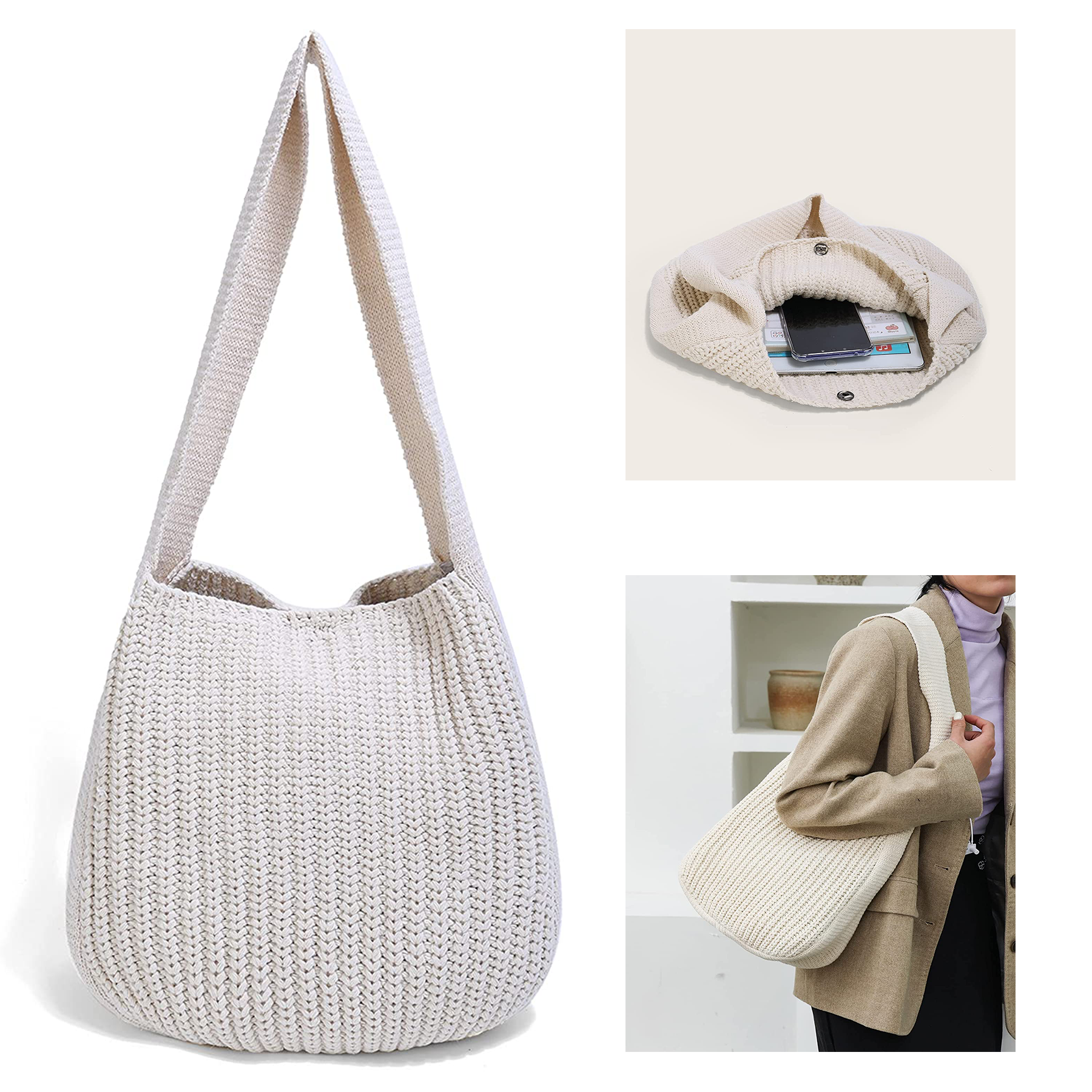 11.7 x 22.83 Inches Women's Shoulder Handbag  1