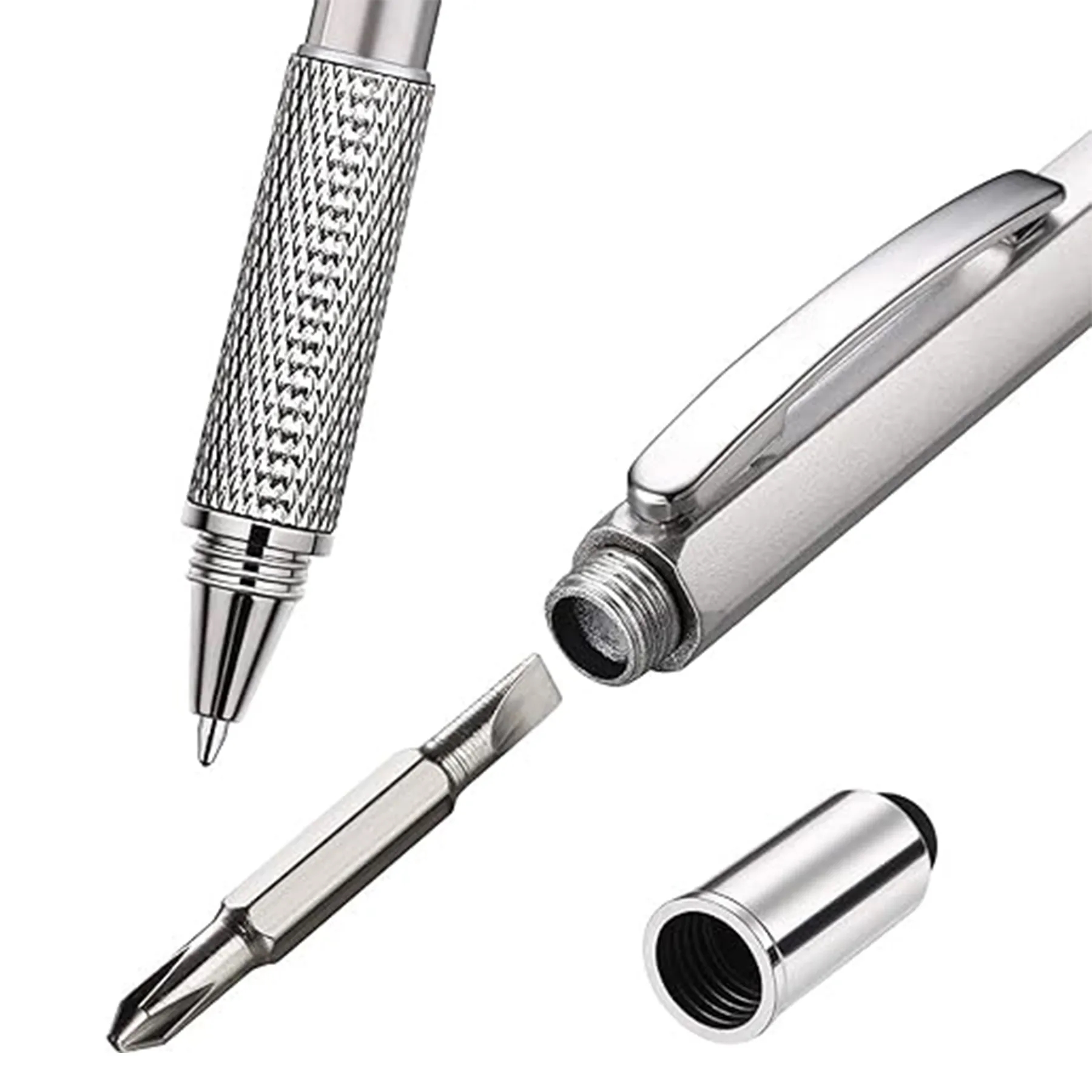 Gifts For Men,6 in 1 Multitool Pen With Level Ruler 3