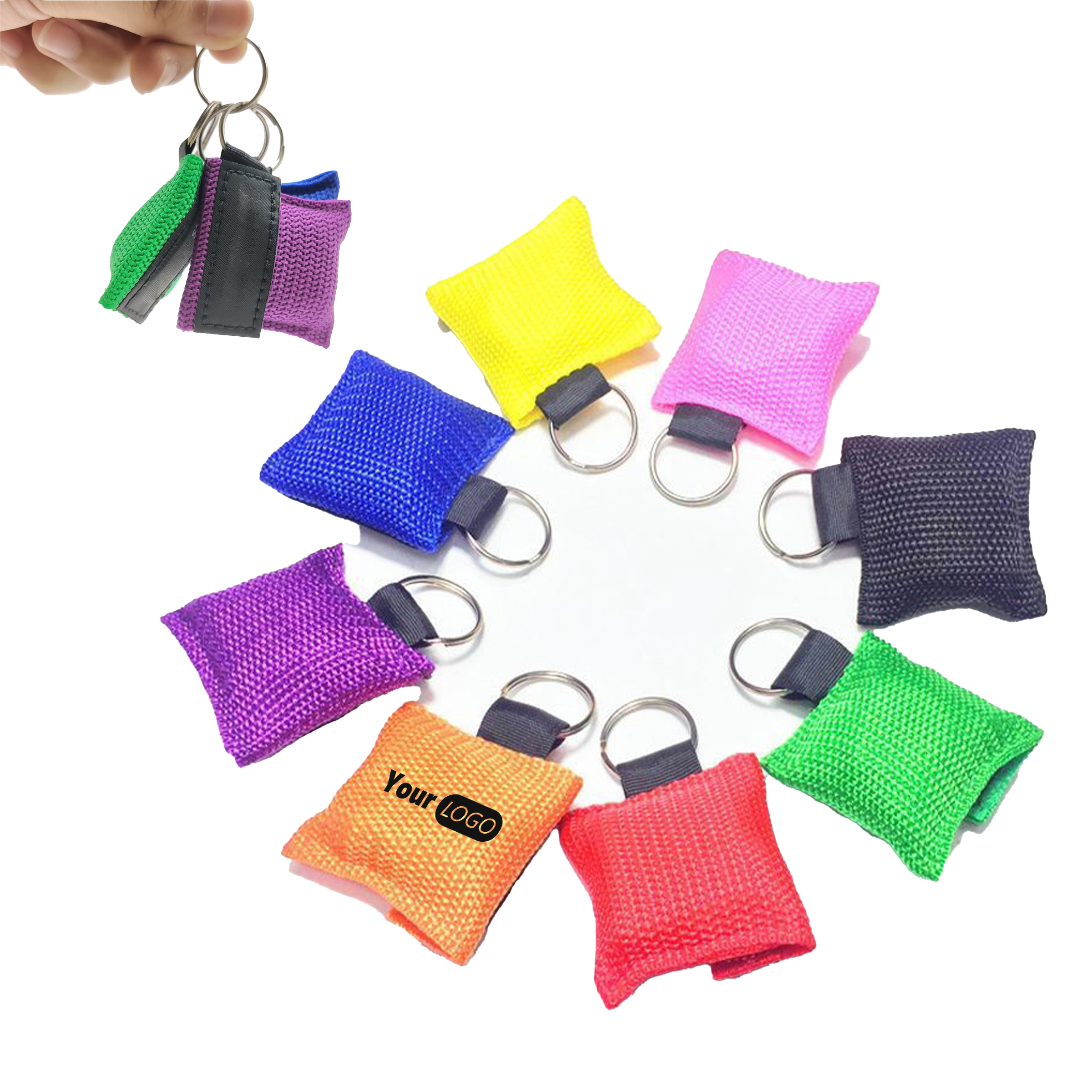 Nylon Essential Cpr Emergency Keychain For Critical Situations 1