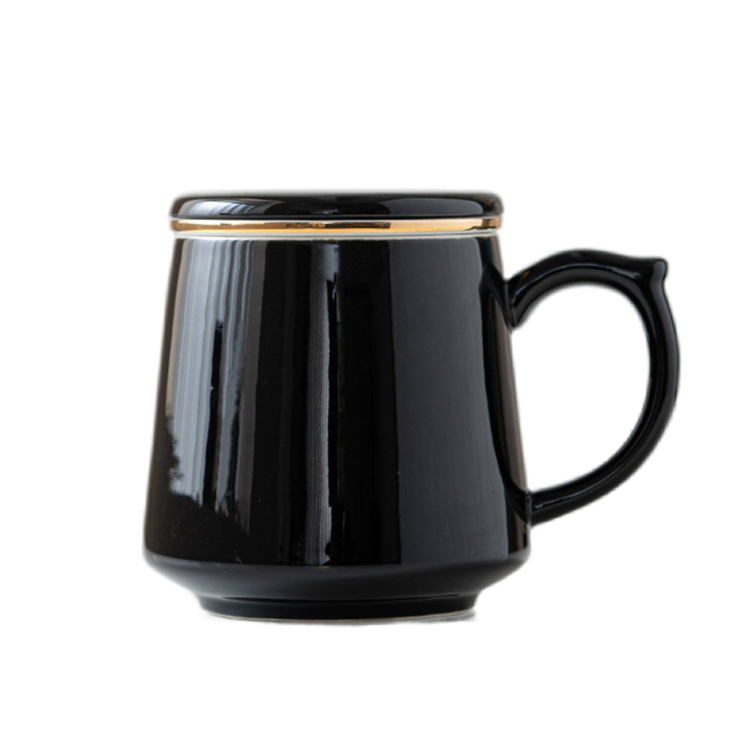 Ceramic Tea Mug Customized with Lid Handle 5