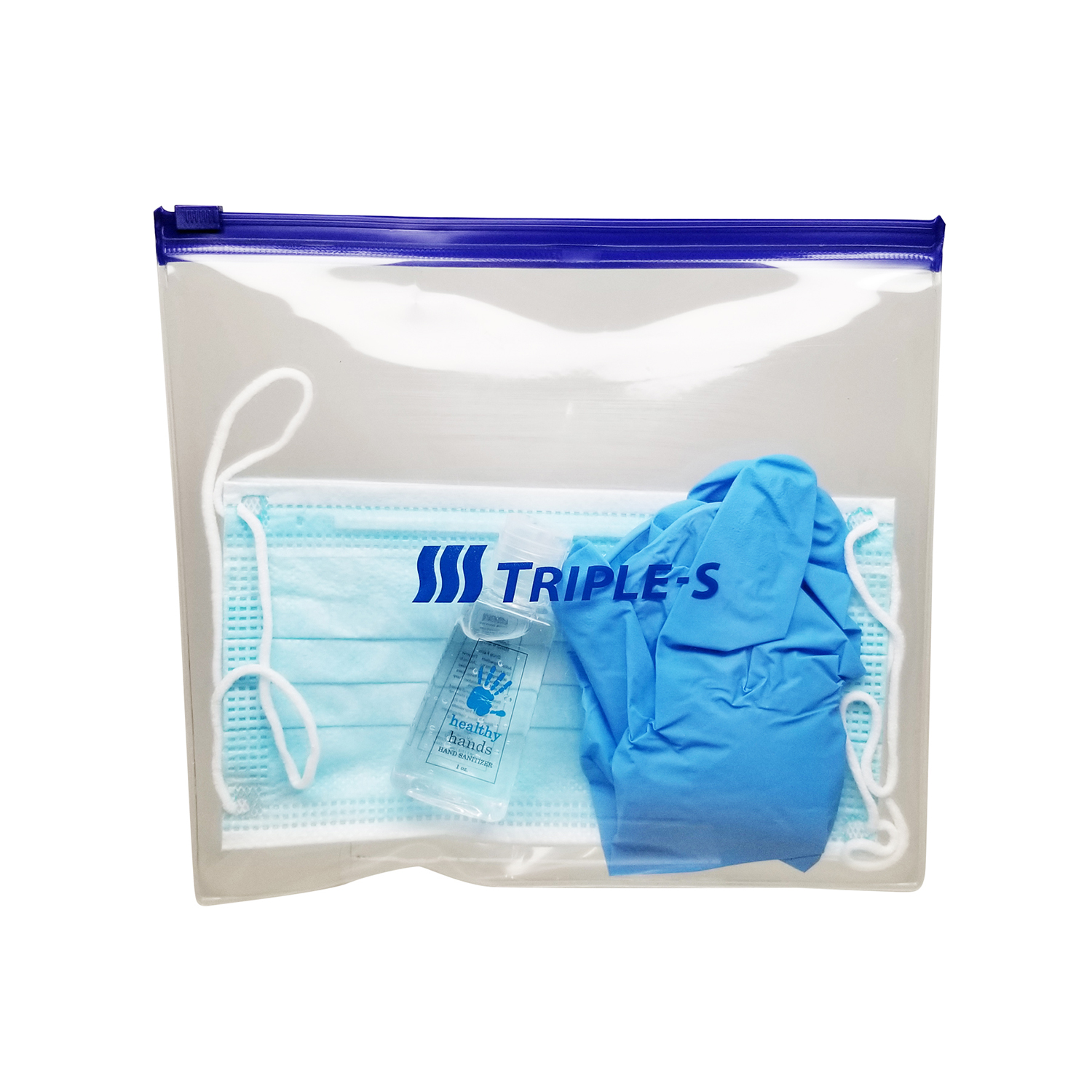 Mask, Hand Sanitizer, Glove Kit 1