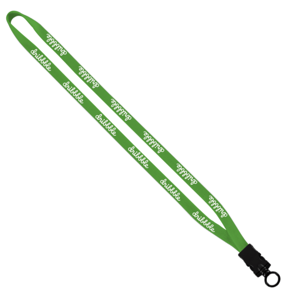 1/2" Cotton Lanyard with Plastic Snap-Buckle Release & O-Ring 8