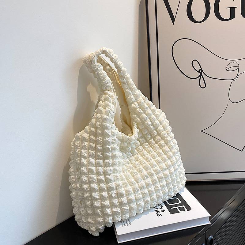 Canvas girl's cloud puff shoulder bag 9