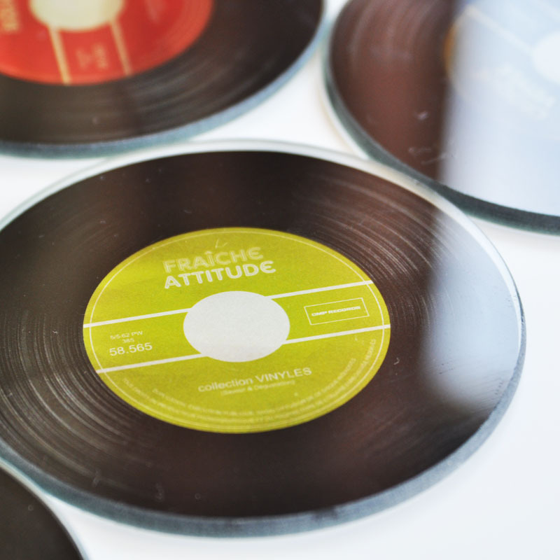 Creative Vinyl Record Heat Resistant Cup Coaster 8