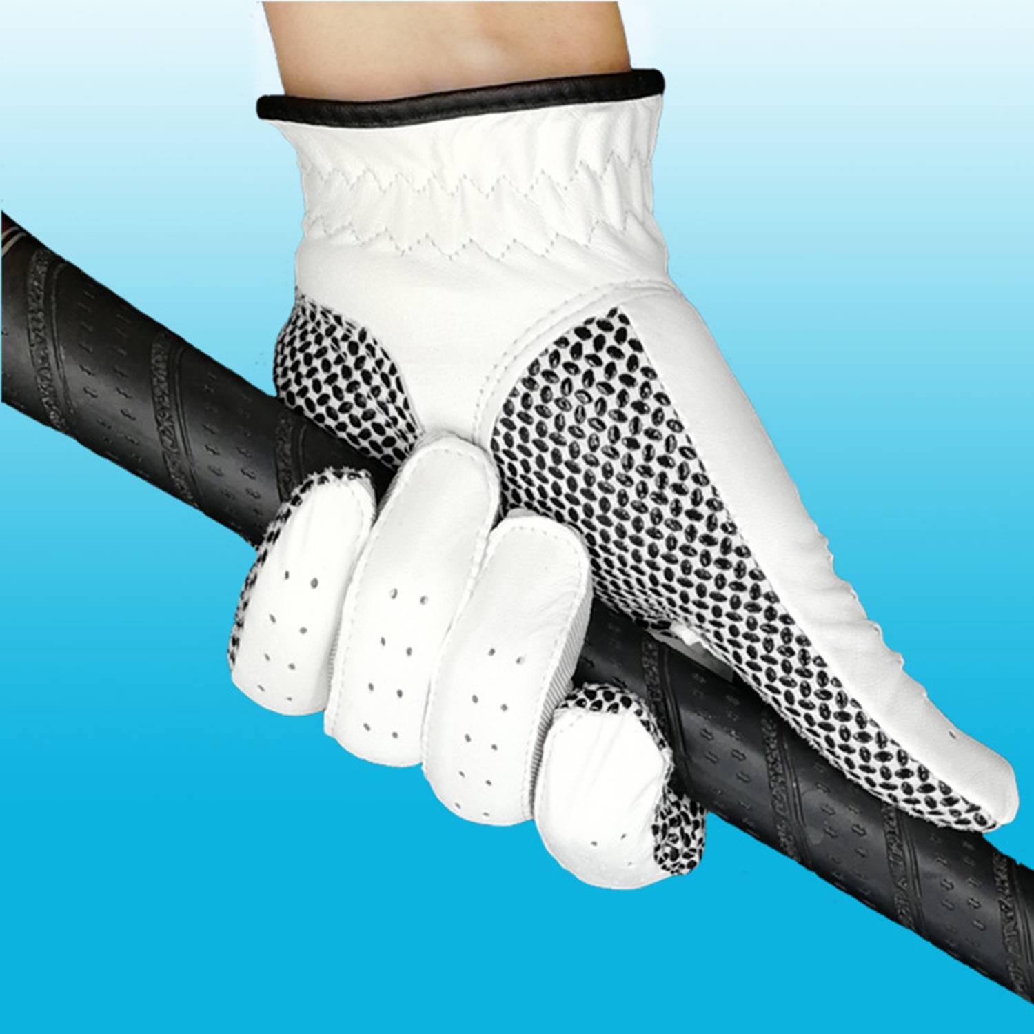 Sheepskin Anti Slip Wear-Resistant Breathable Golf Gloves 3
