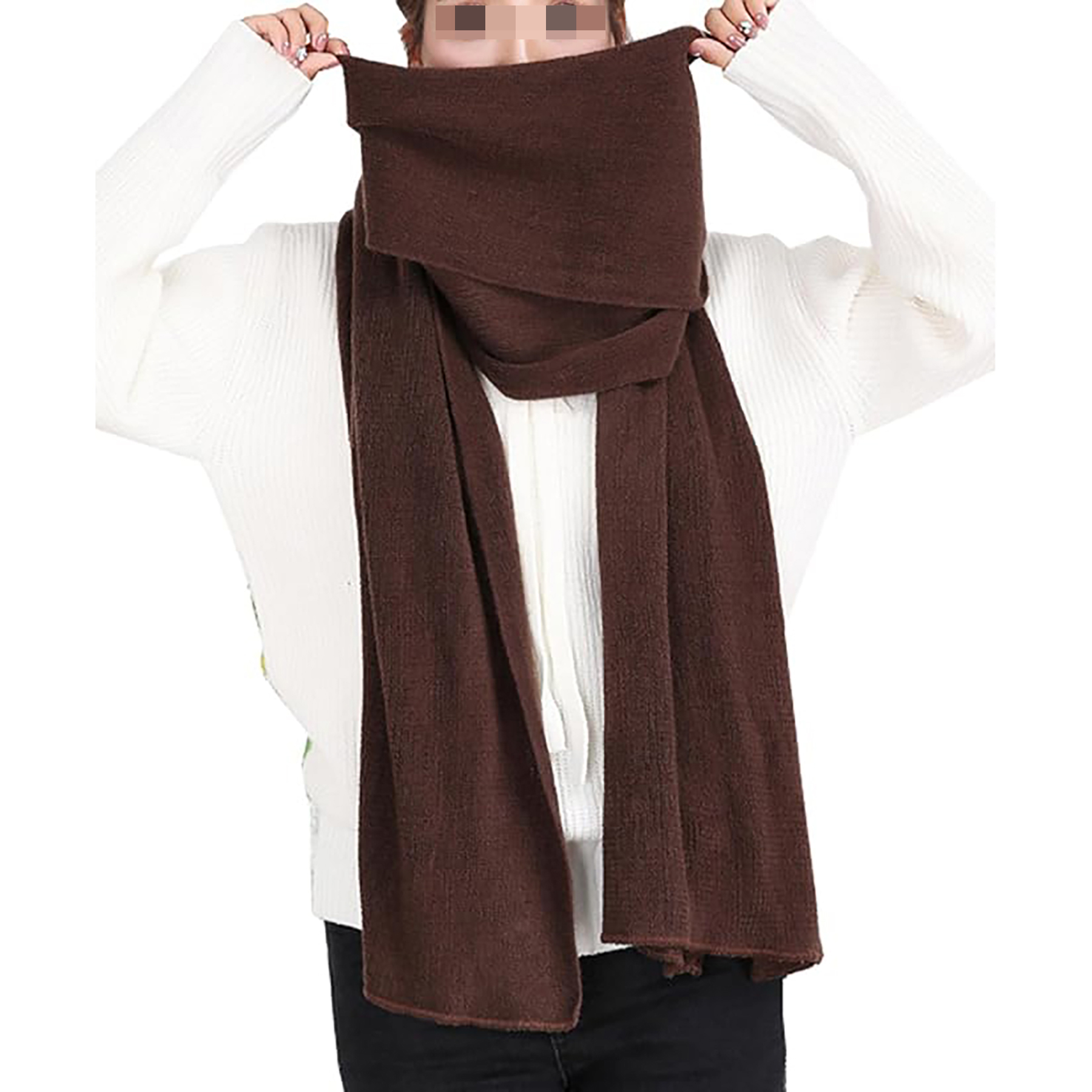 Women's Winter Warm Shawl Large Scarf 17