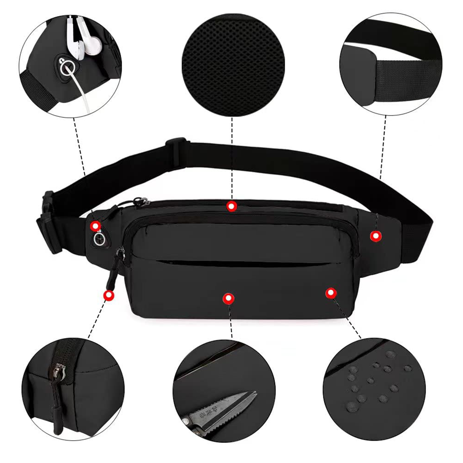 Running Belt Phone Fanny Pack 6