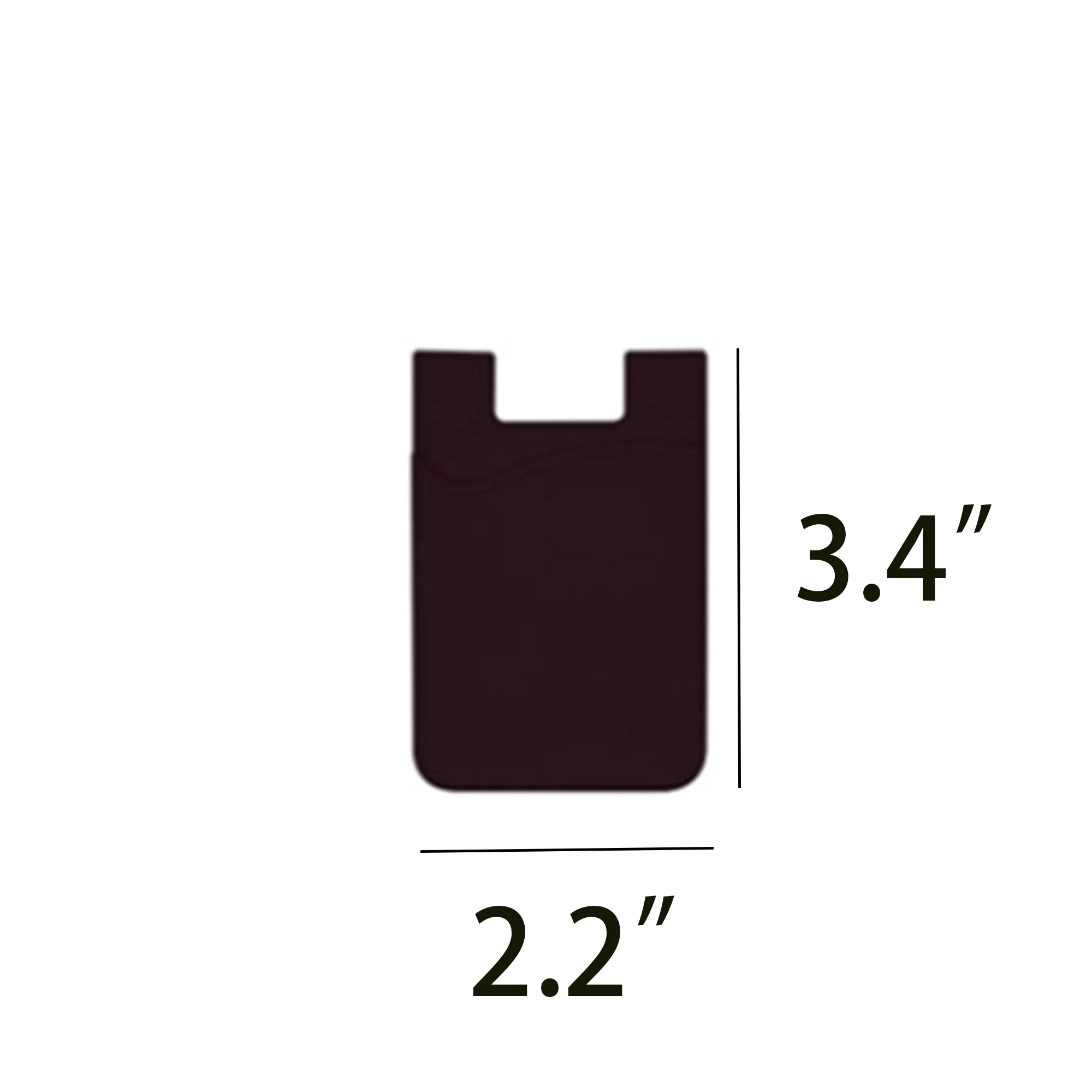 Phone Card Holder Silicone Stick 2