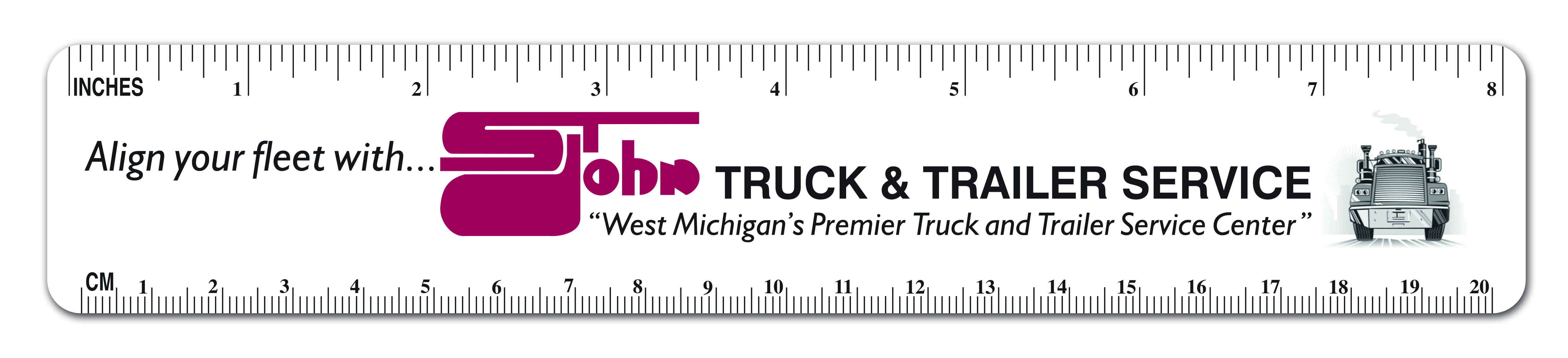 Ruler, 8" 3