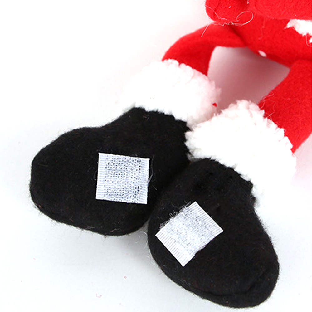 Christmas Doll Hug Creative Wine Bottle Cover 5