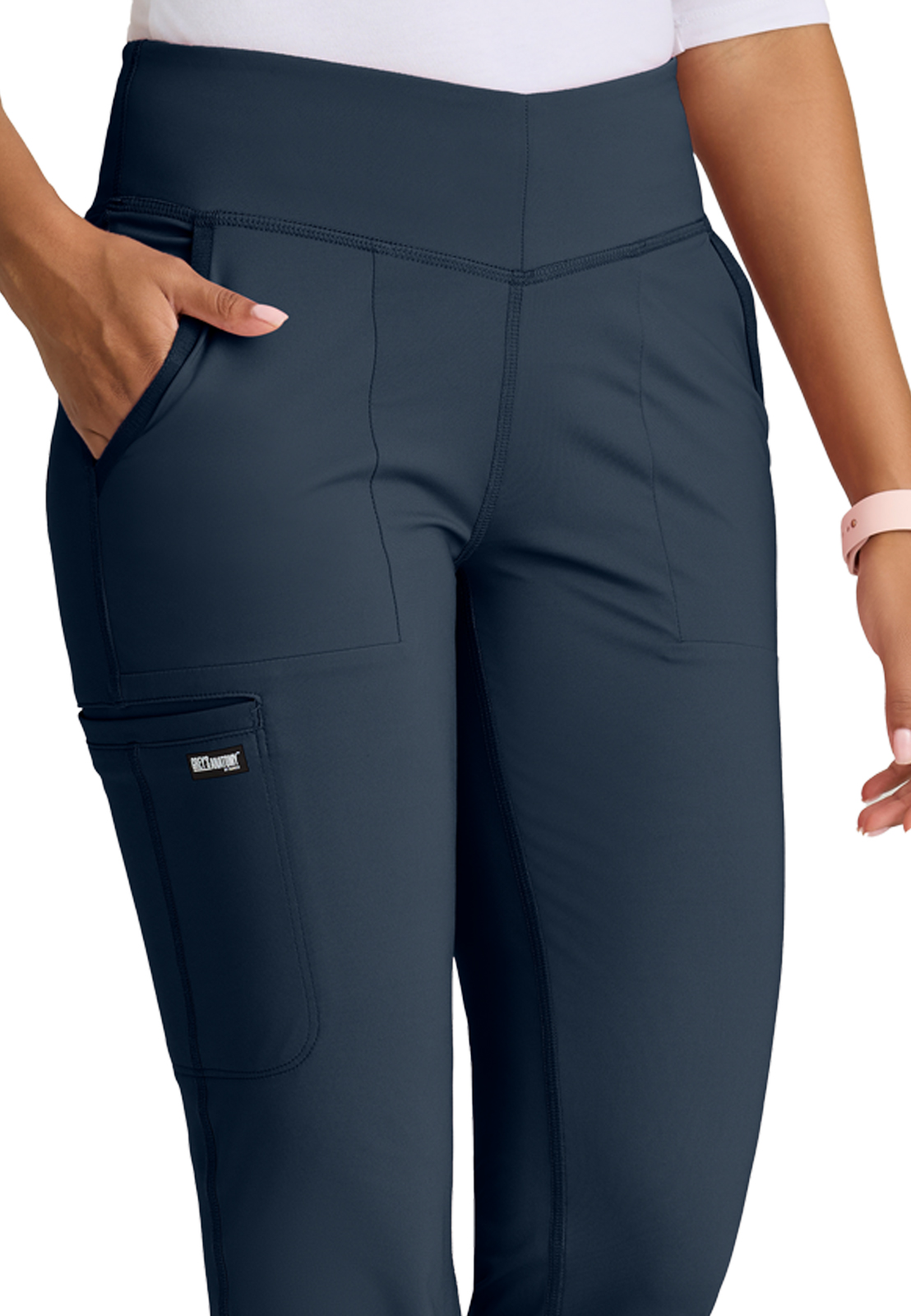 Grey's Anatomy Knit Stretch - Women's Five-Pocket V-Front Swift Scrub Pant 9