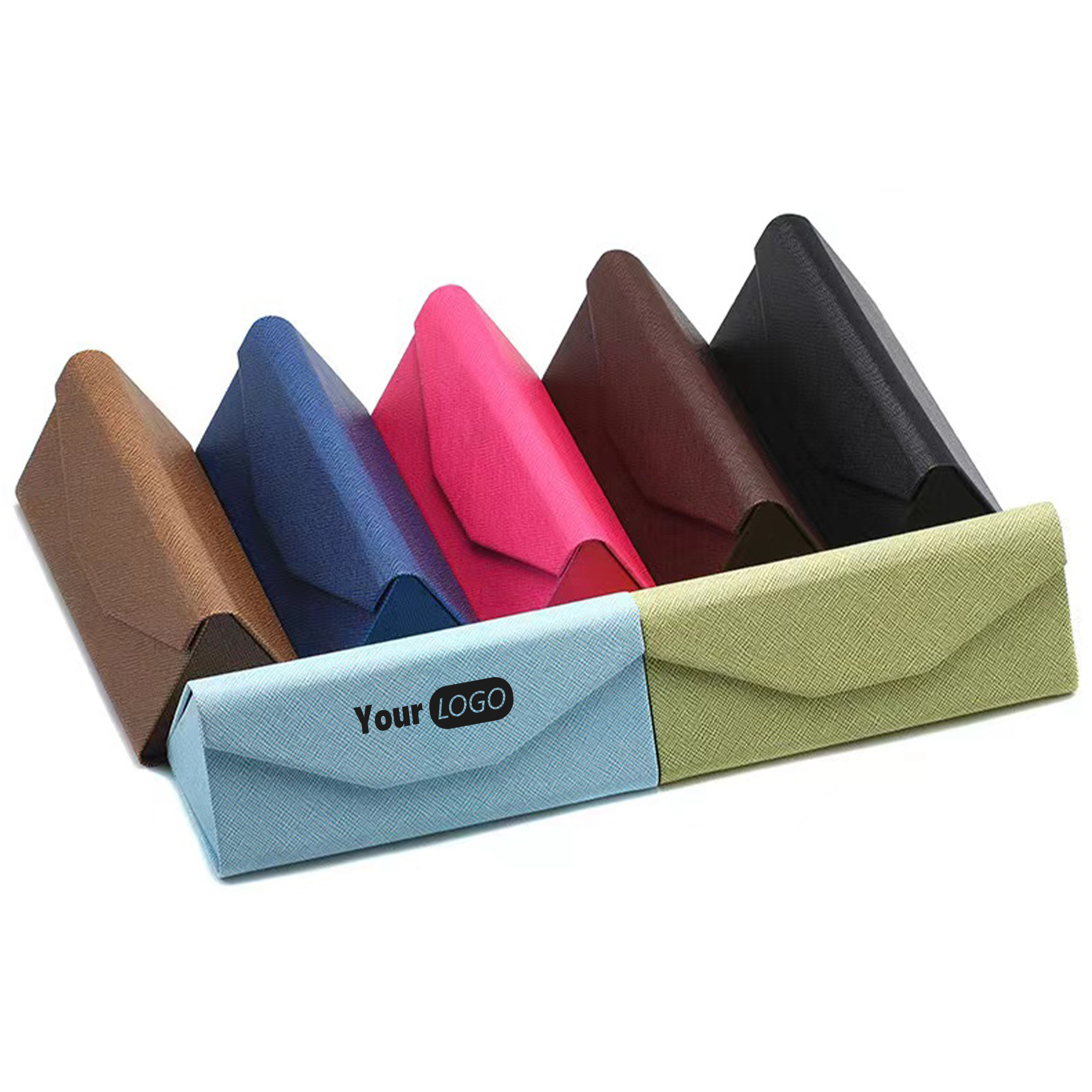 Polyurethane Flip-Style Foldable Glasses Case 5