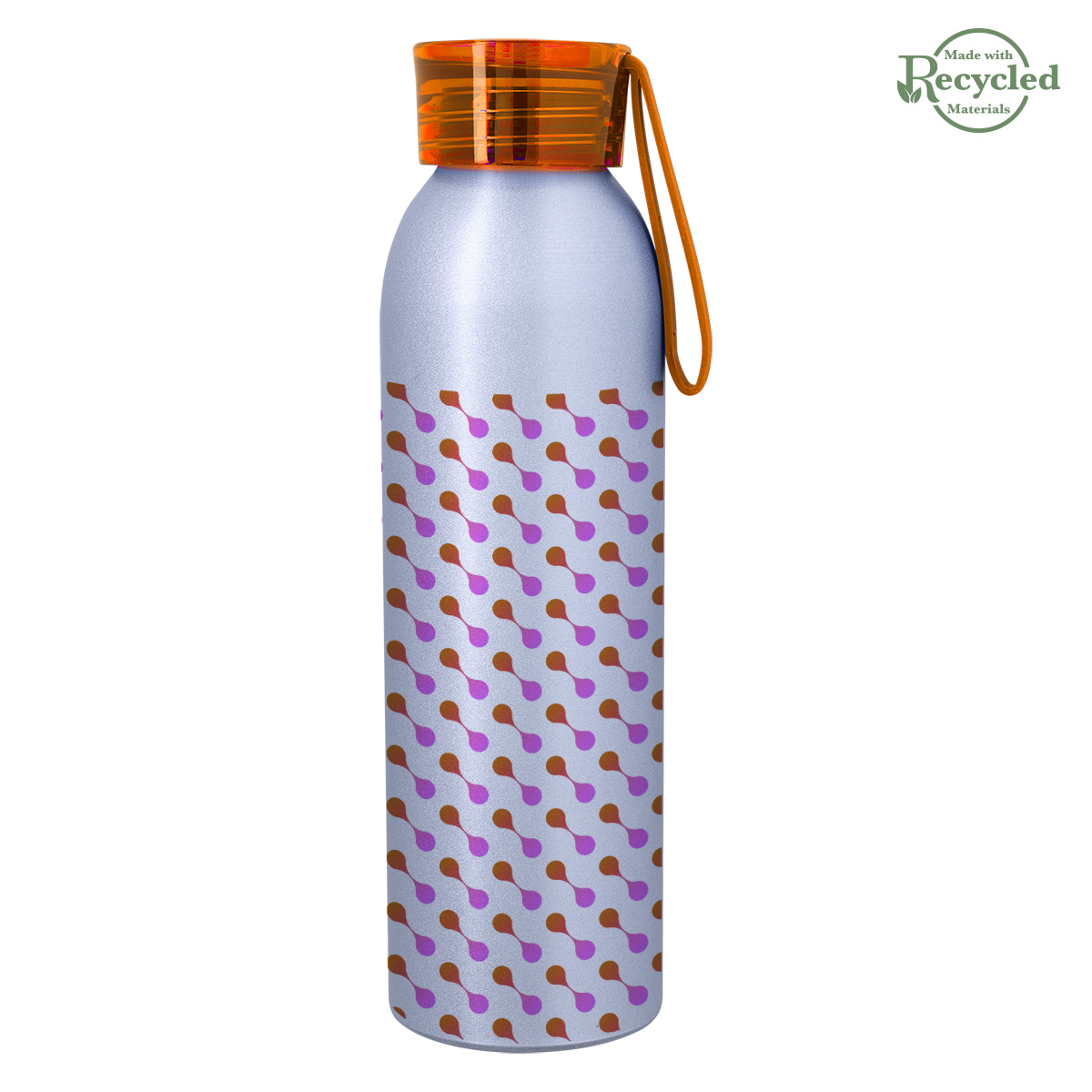 22 Oz. Full Color Darby Recycled Aluminum Bottle, custom water bottle with logo imprint 9