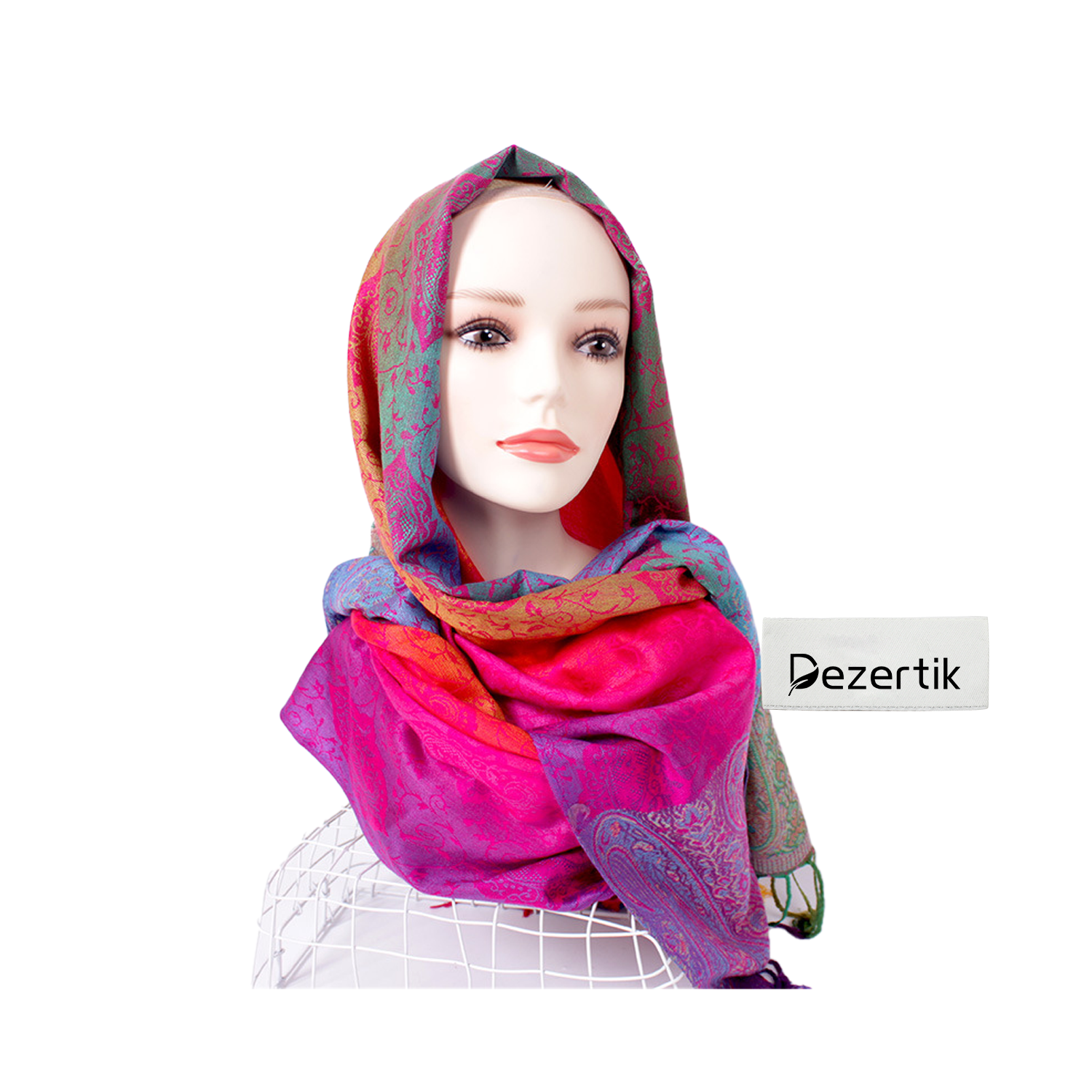 Mixed-Style Jacquard Women's Fashionable Scarf and Shawl 7