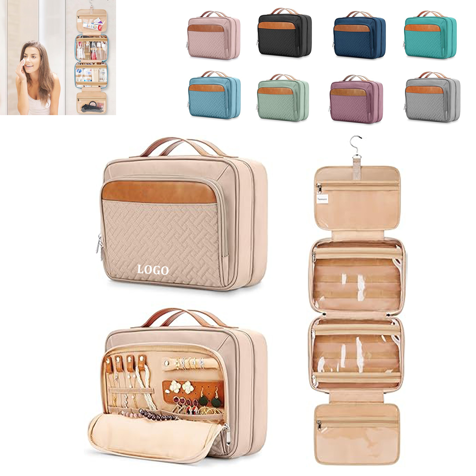 Travel Toiletries Hanging Bag 5