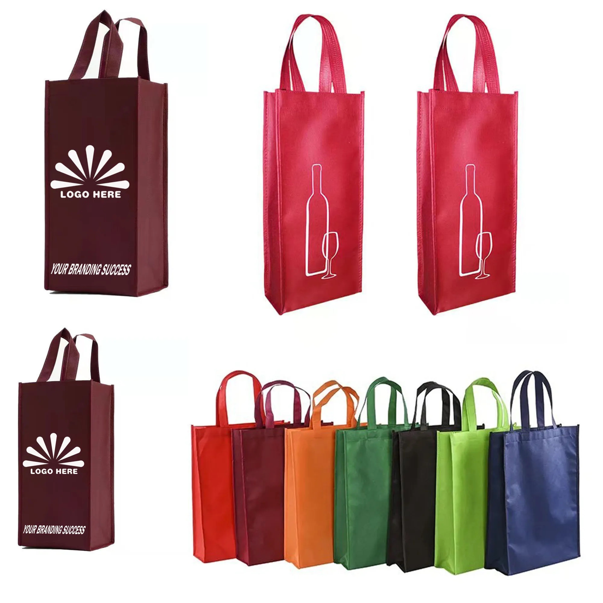 Non-Woven Wine Tote Bag 1
