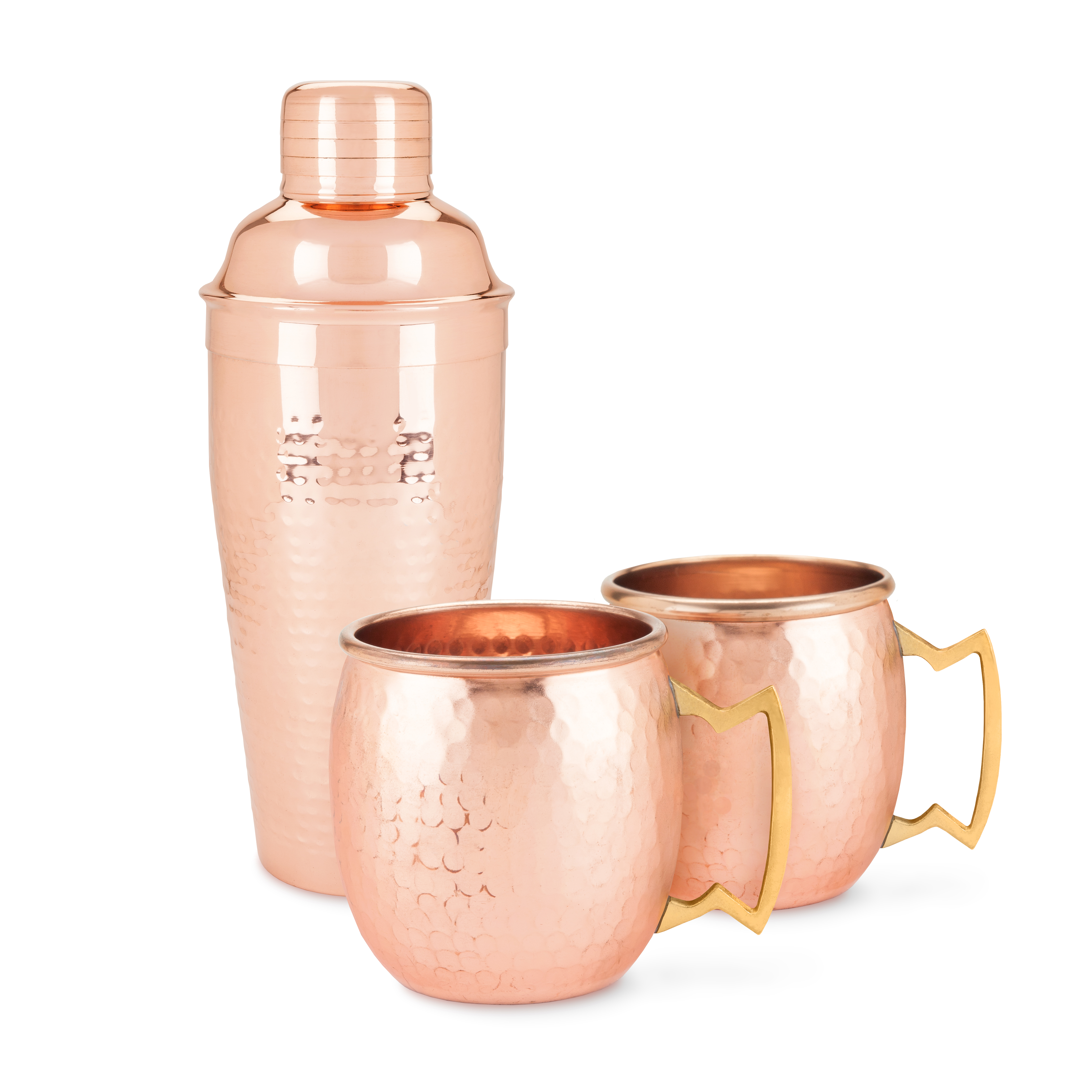 Twine Living® Hammered Copper Bar Set 7