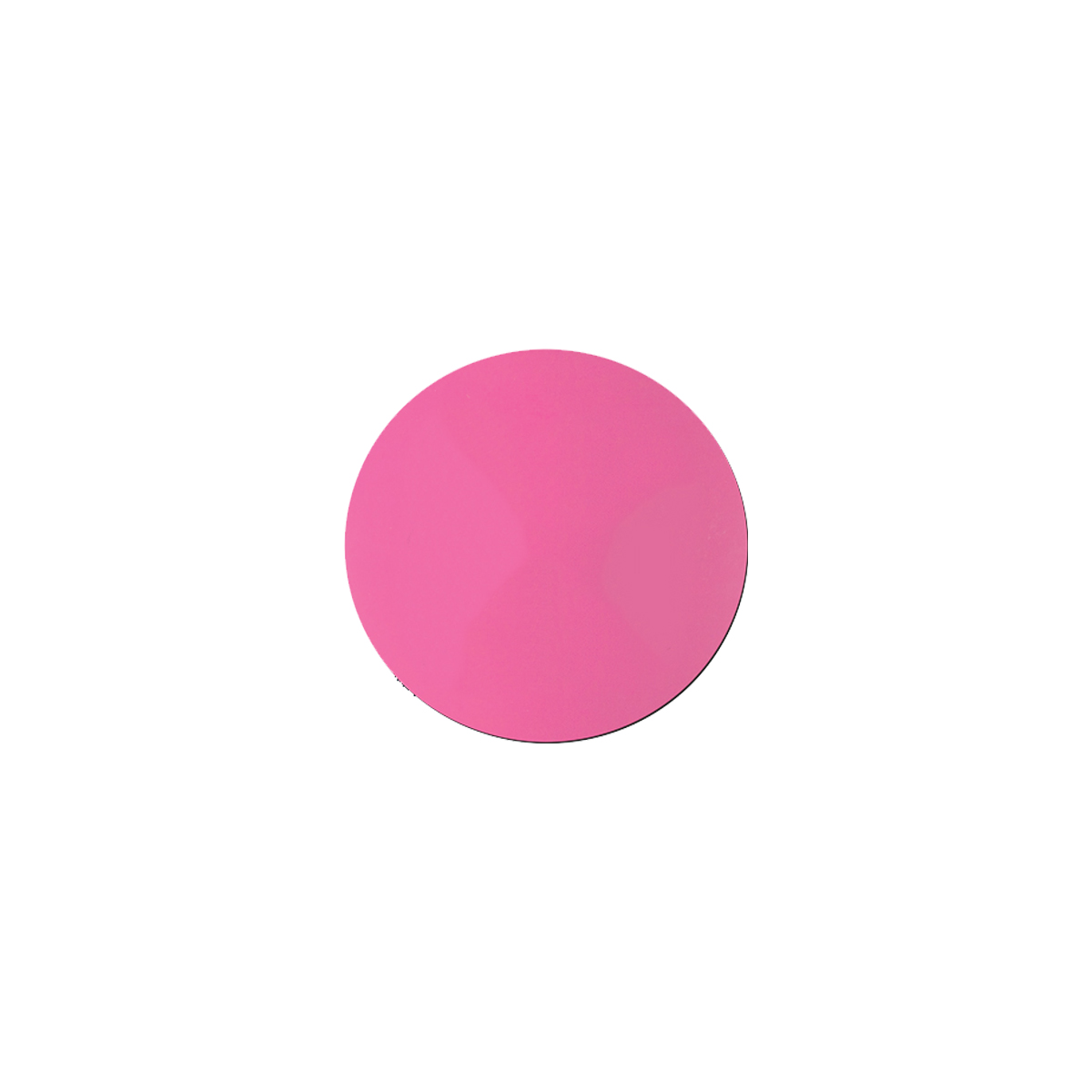 3" Pink Round Silicone Coaster 4