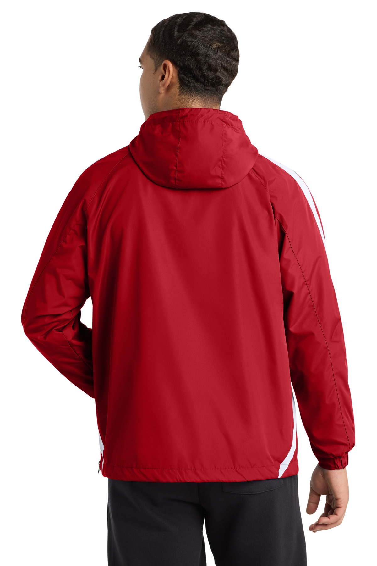 Sport-Tek Colorblock Raglan Anorak. JST63 37