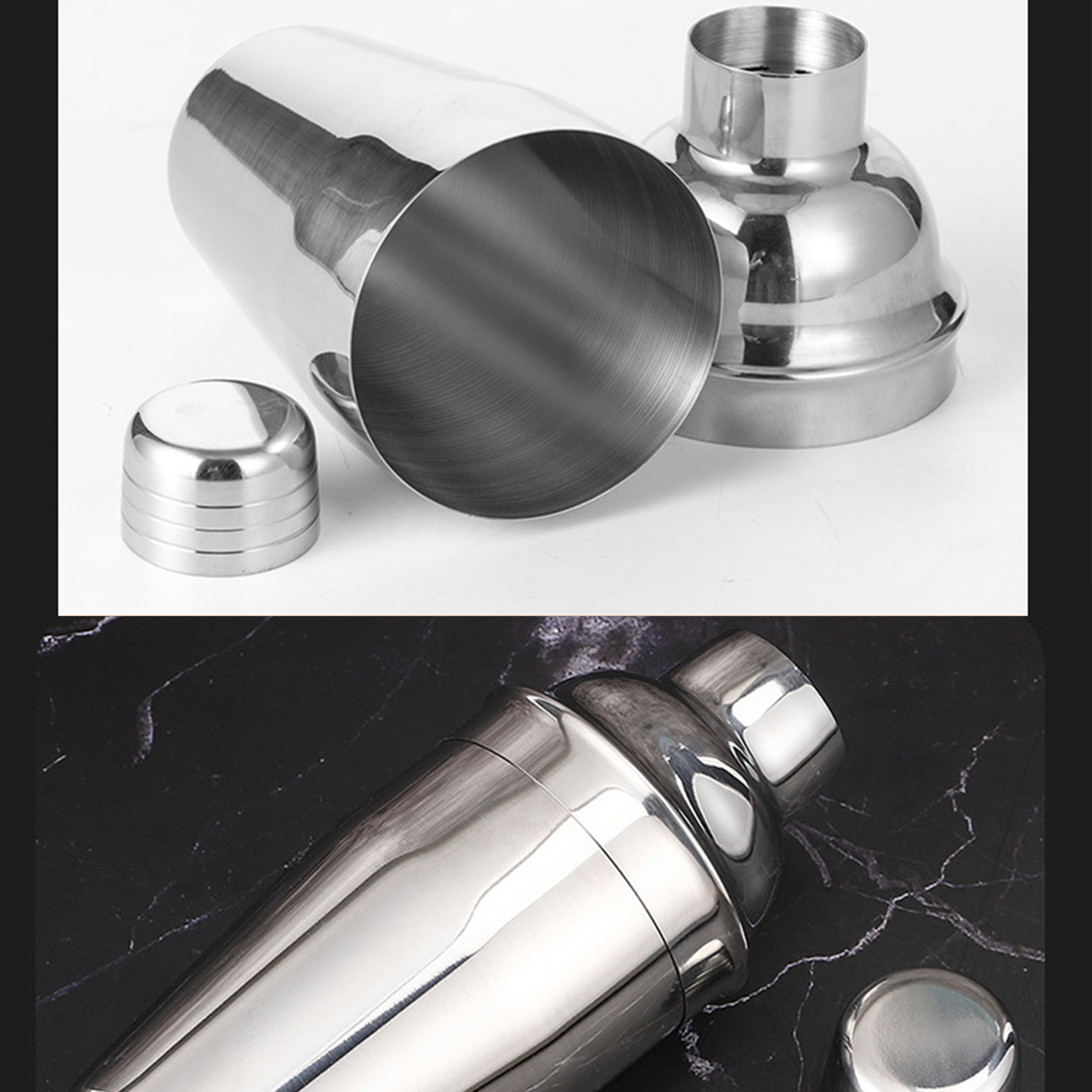 Silver Deluxe Cocktail Mixer Set With Organizer Stand ?C Ideal For Parties And Entertaining 3
