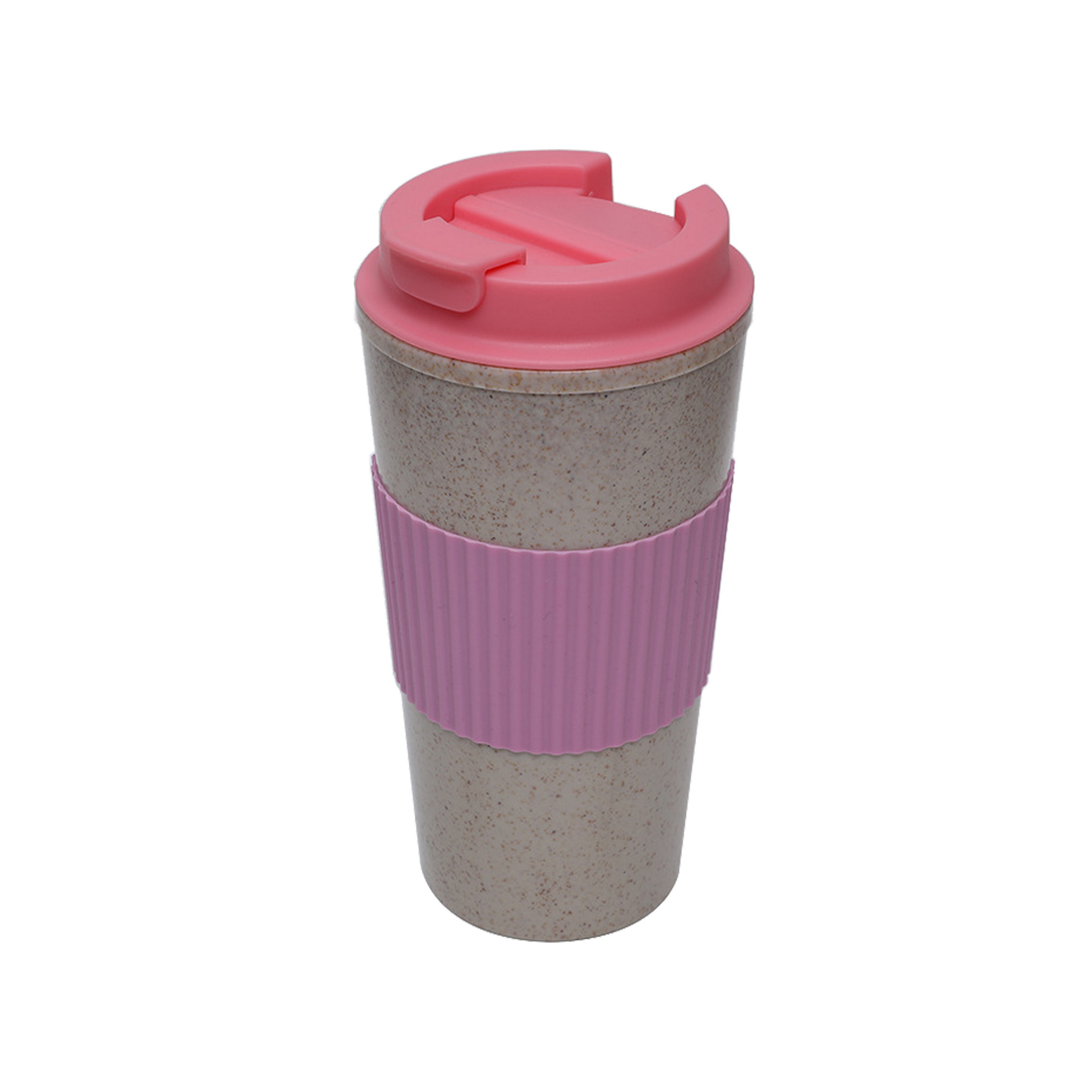 16oz. Double Wall Wheat Straw Coffee Cup 6