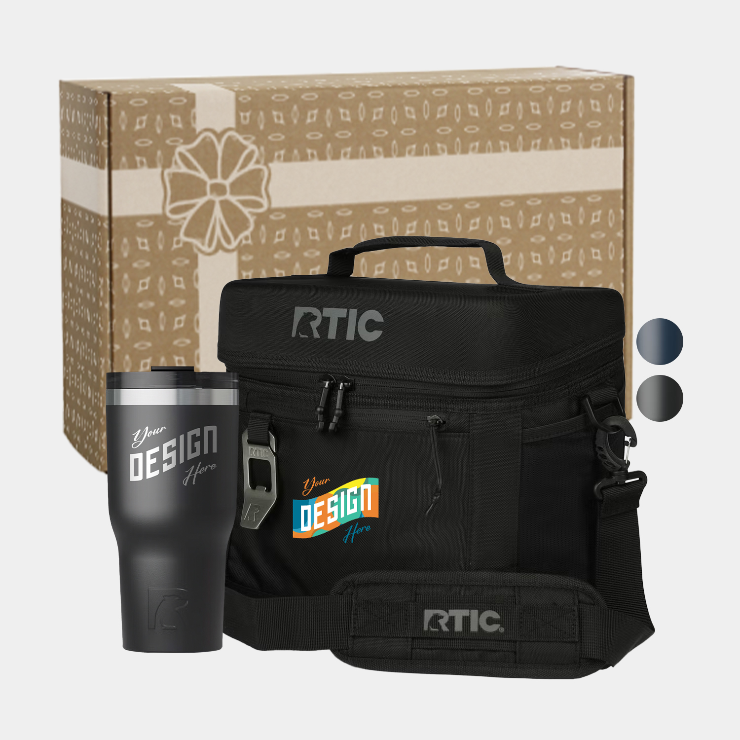 RTIC® Essential Tumbler & 8-Can Soft Pack Cooler Gift Set 4