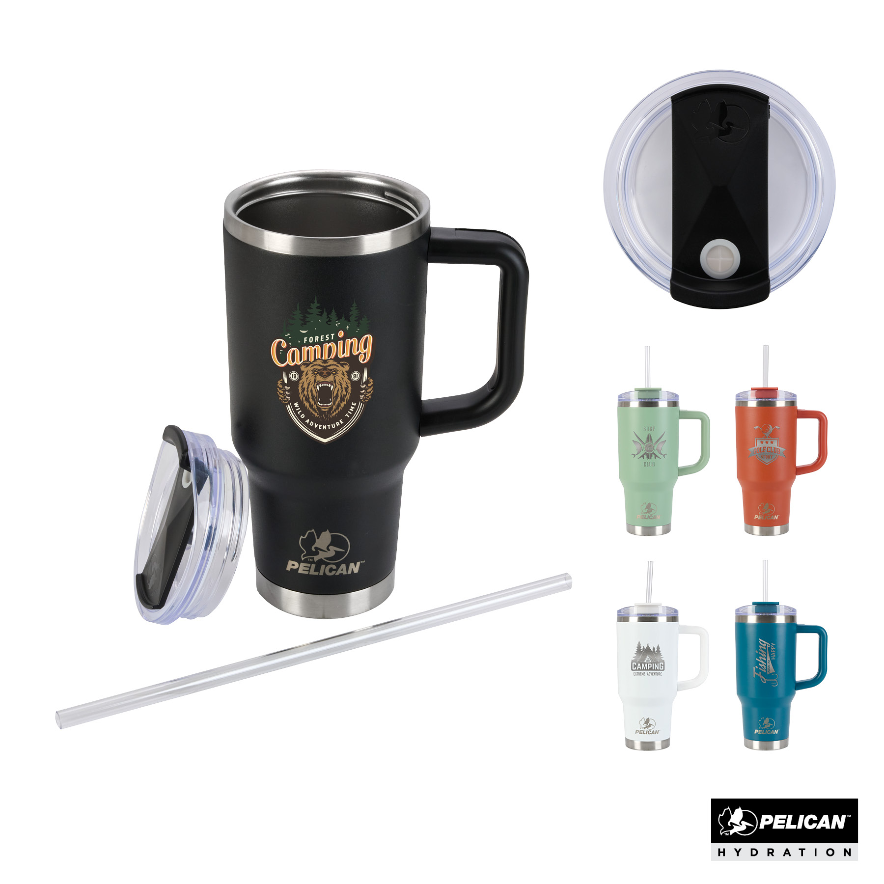 Pelican Porter™ 30 oz. Recycled Double Wall Stainless Steel Travel Tumbler 76