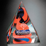 Swirl Pyramid - Red/Blue 9