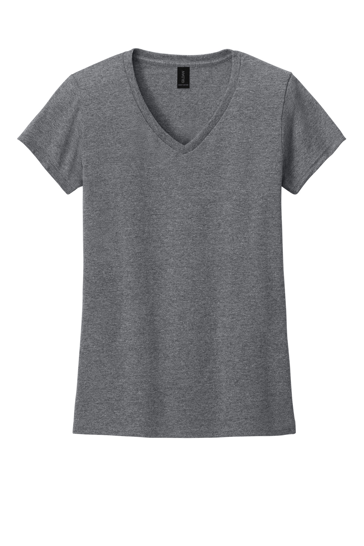 Gildan Women's Heavy Cotton 100% Cotton V-Neck T-Shirt. 5V00L 62