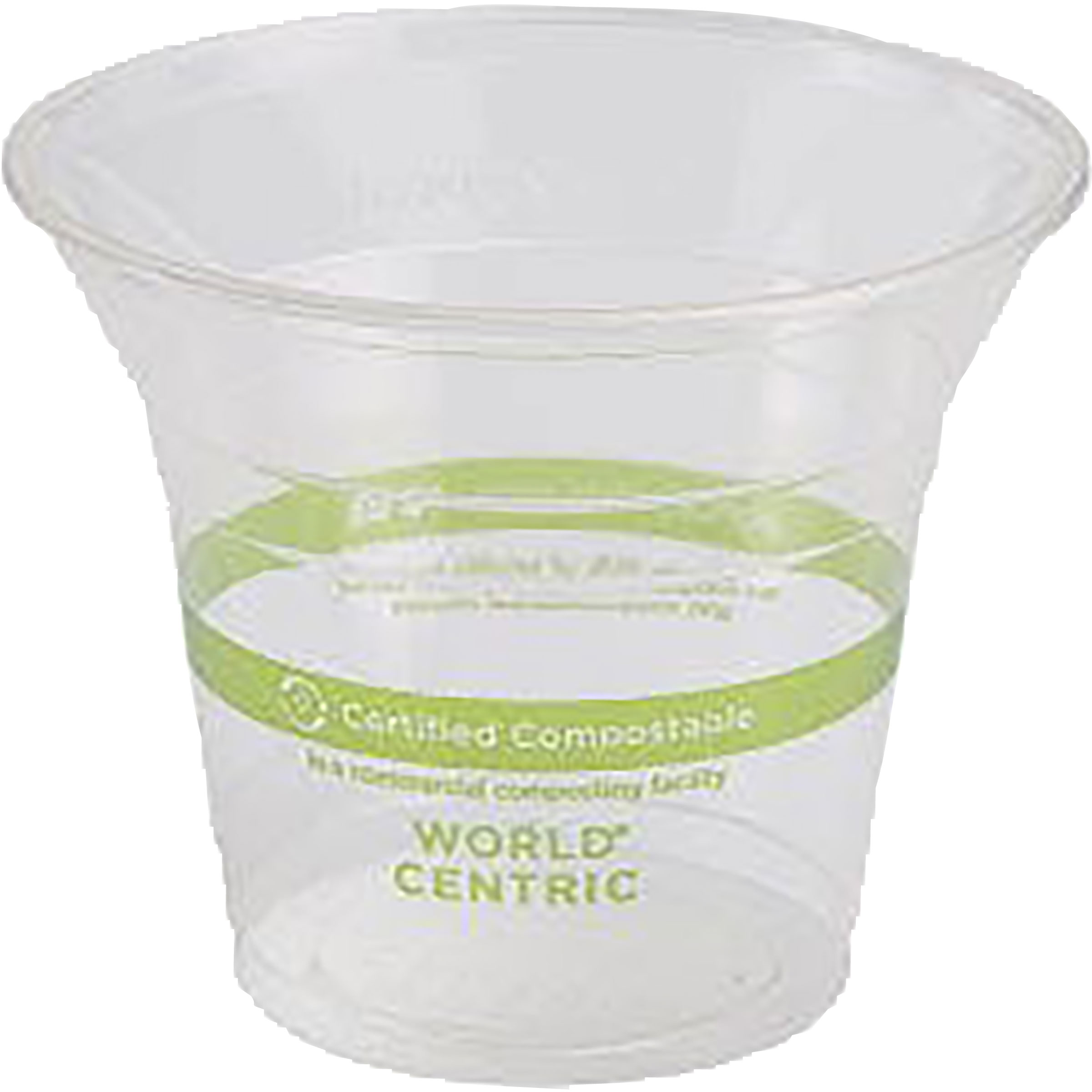 9oz/10oz Compostable PLA Cup - Eco Branded (World Centric) 3