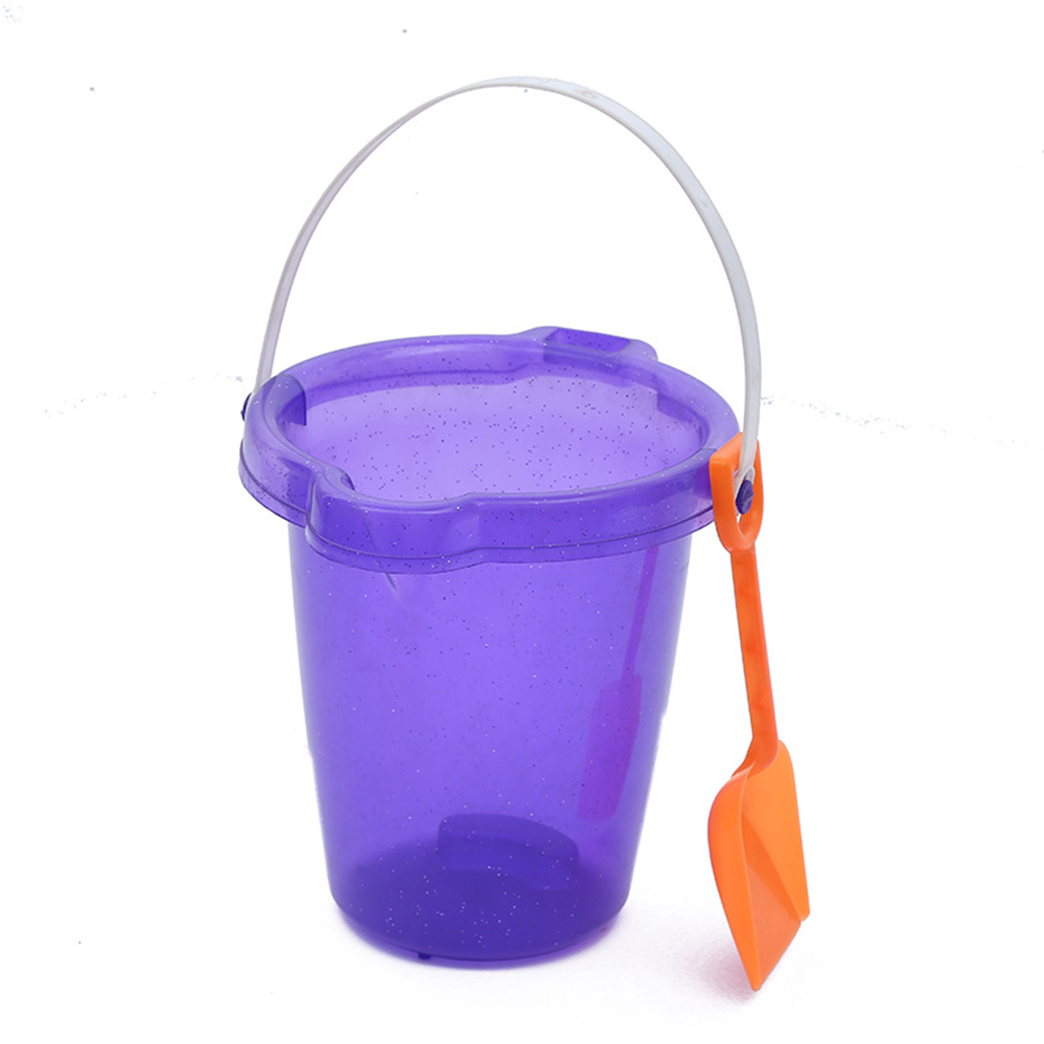 Kids Beach Toys Plastic Sand Bucket w/ Shovel 4
