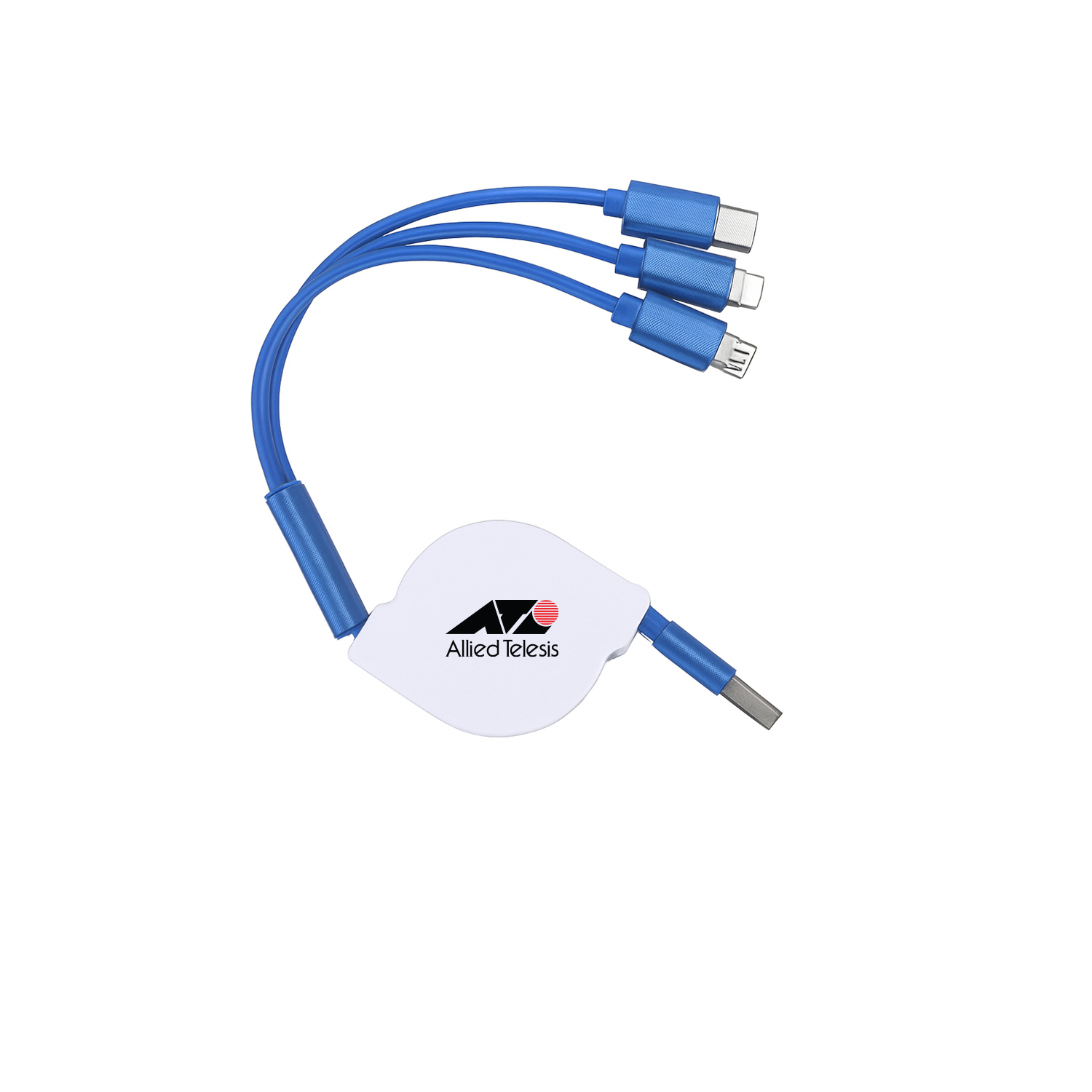 Retractable USB Data and Charging Cable Multiple Tips Works w/Most Cell Phones 5