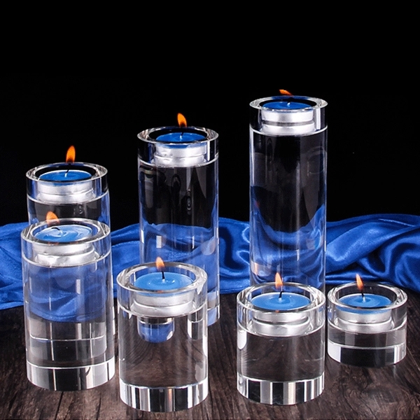 Round Crystal Candle Holders 3