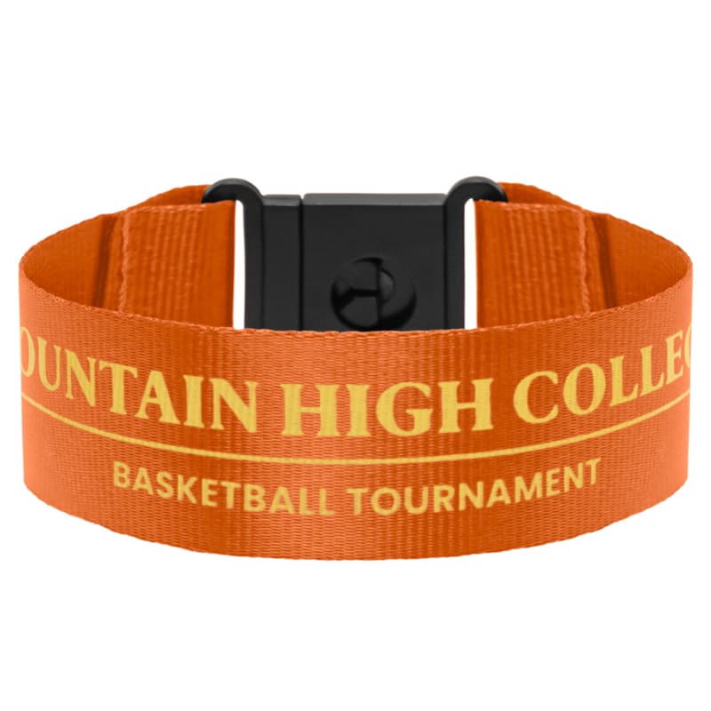 Custom Breakaway Polyester Wristbands 115