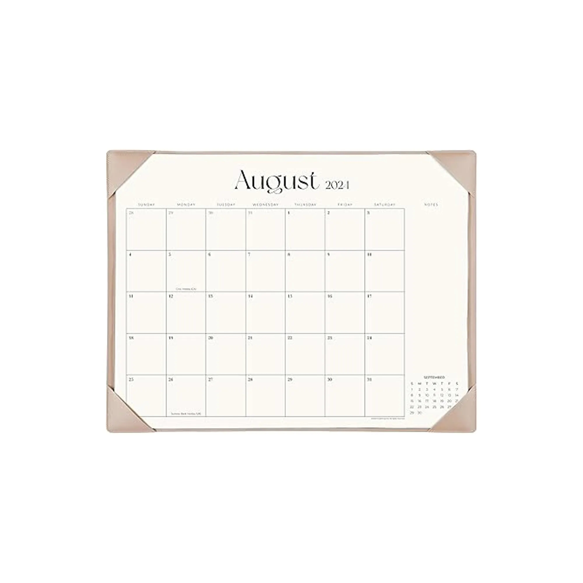 Desk Blotter Calendar 2024-2025 for Home School and Office 2 4