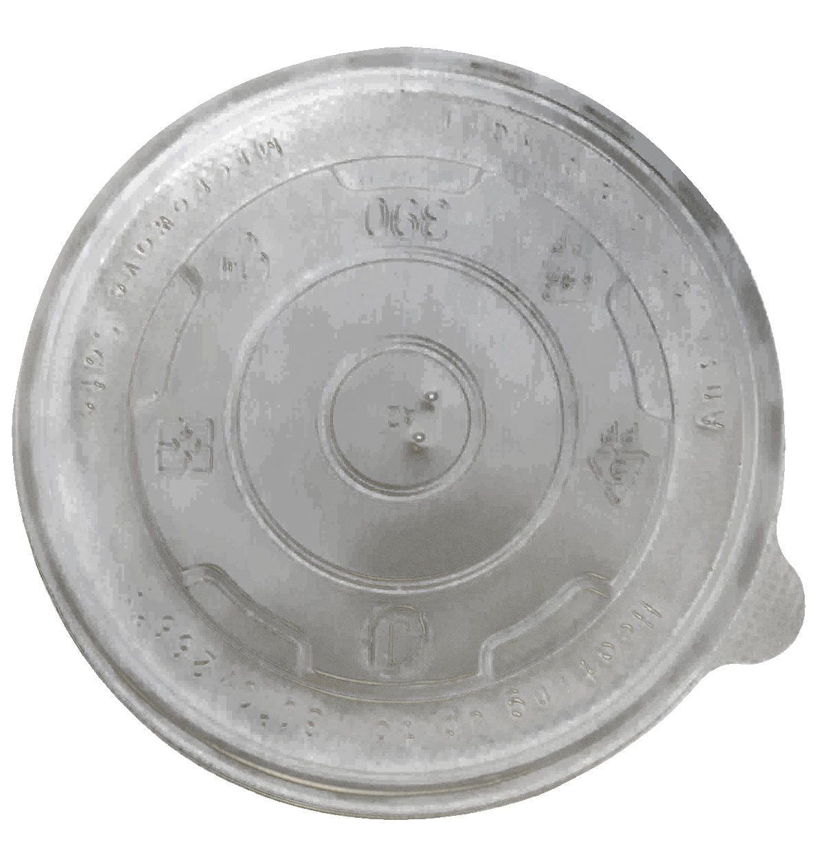12 Oz. Paper Food Container Flat Lid