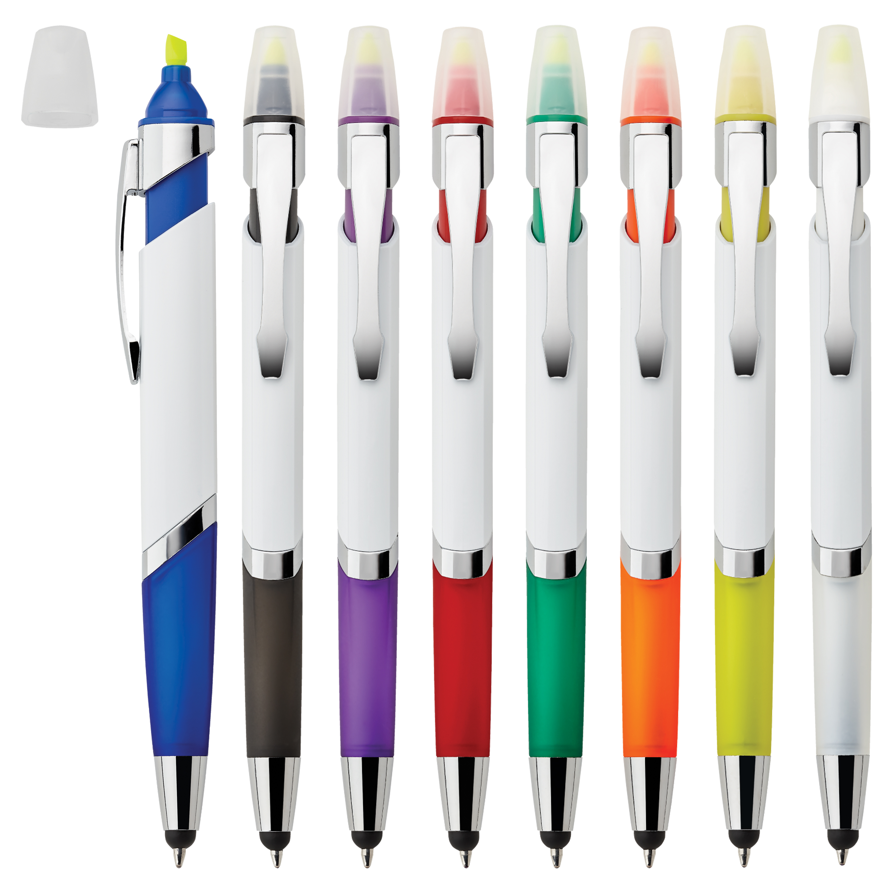 Cynthia 3-in-1 ballpoint pen/stylus/highlighter