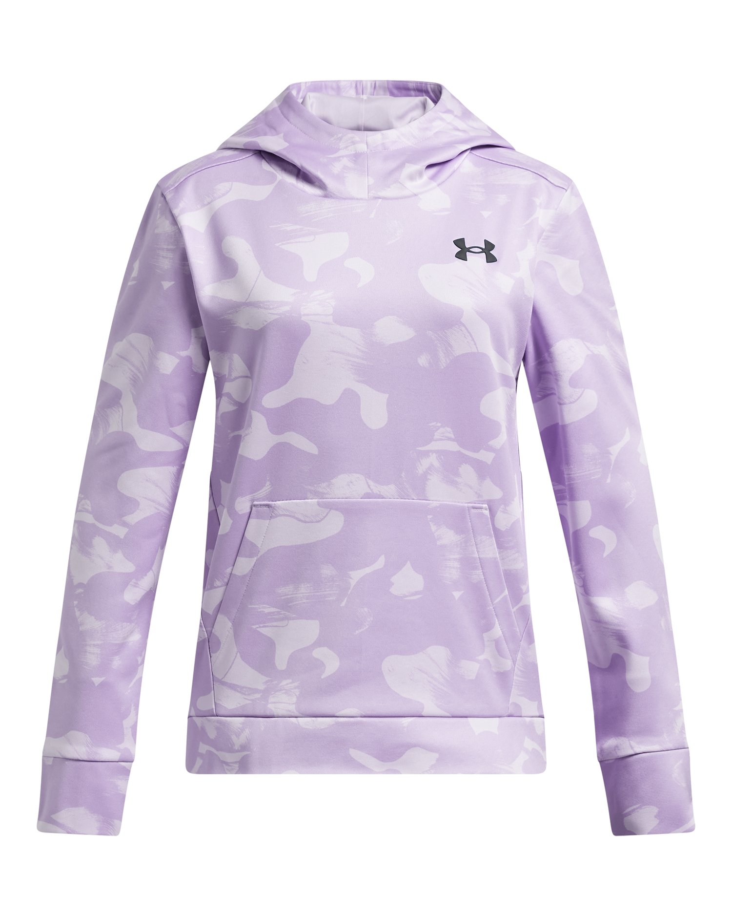 Armour Fleece Printed Girls' Hoodie 10