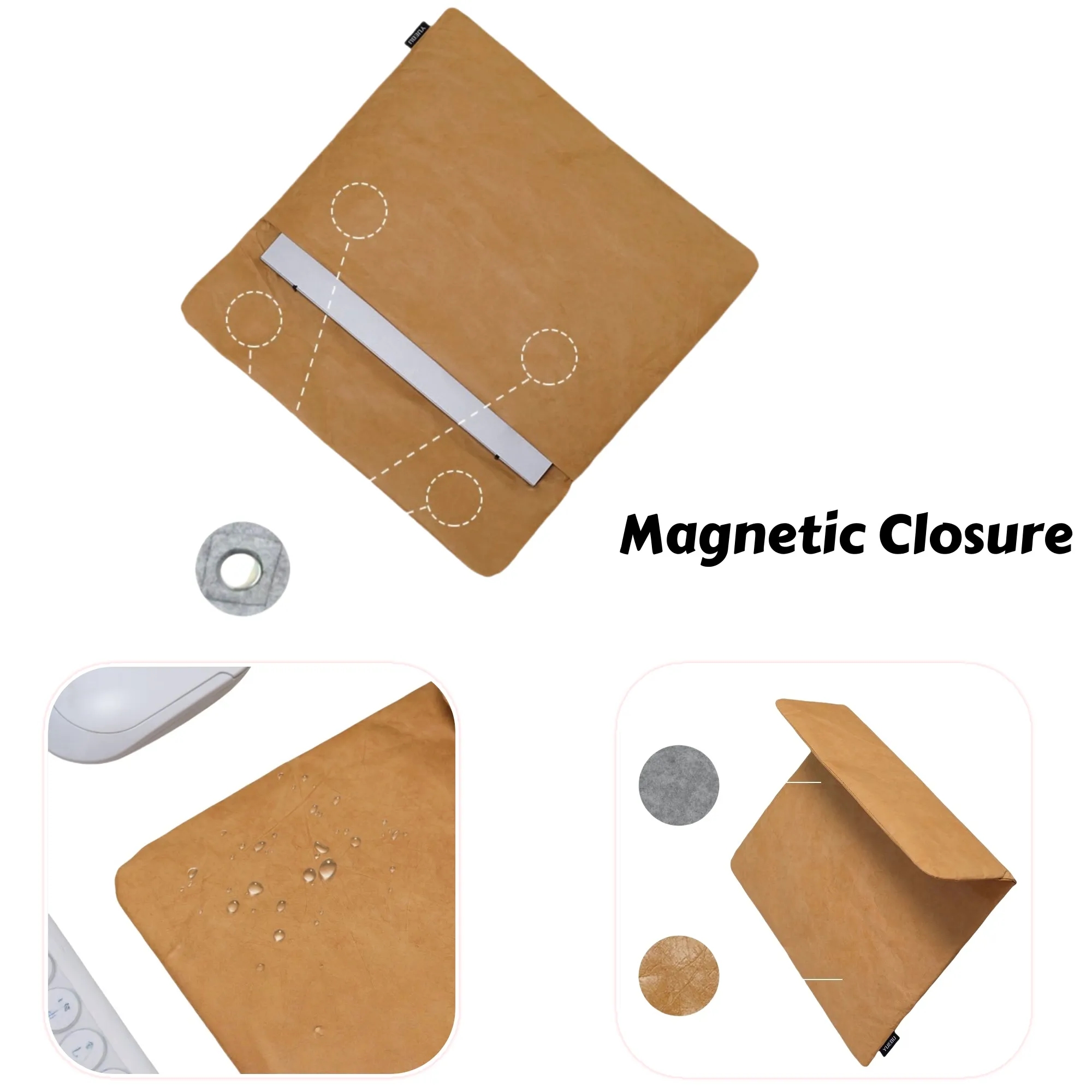 Magnetic Closure Paper Laptop Bag 2