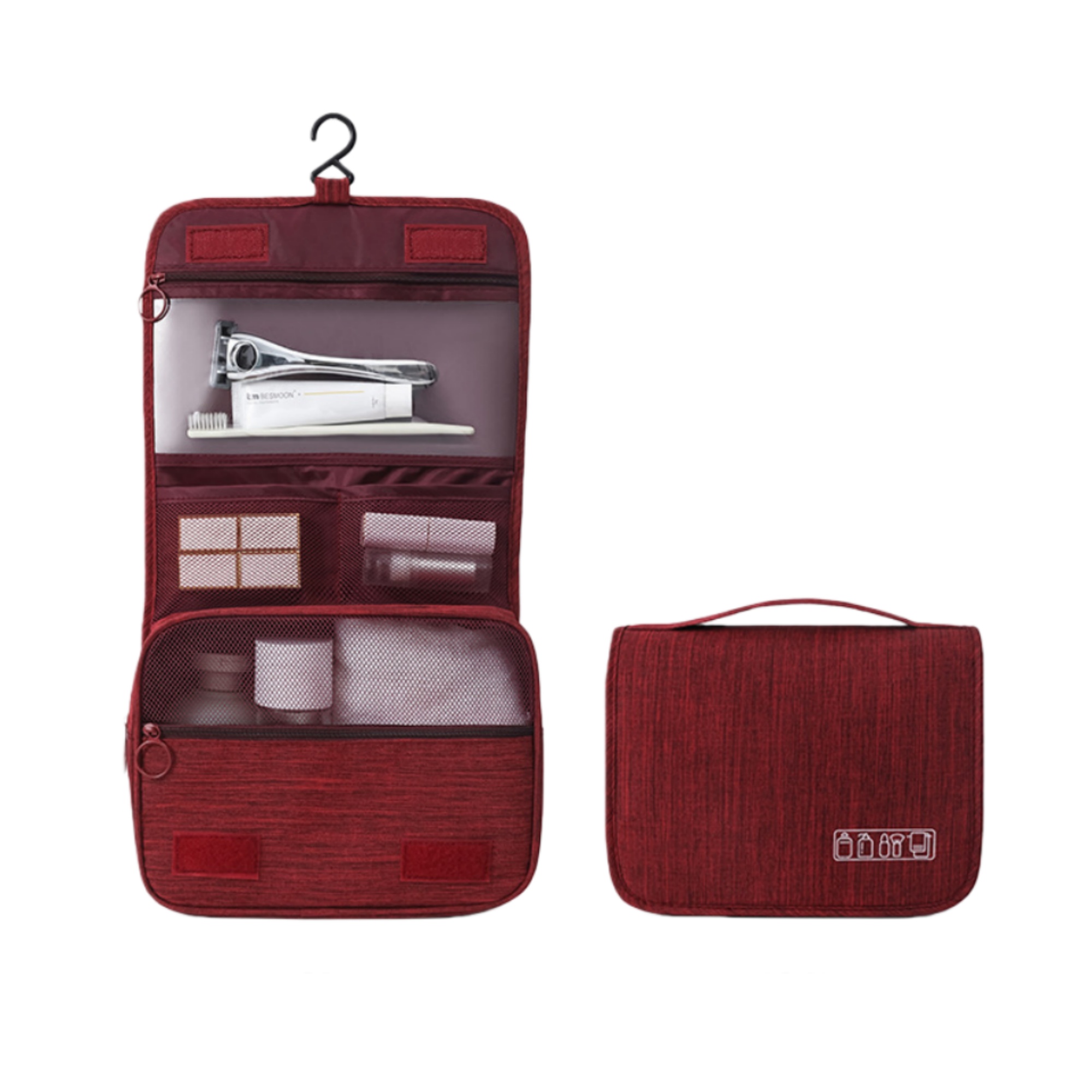 Large Capacity Hanging Travel Toiletry Bag 10